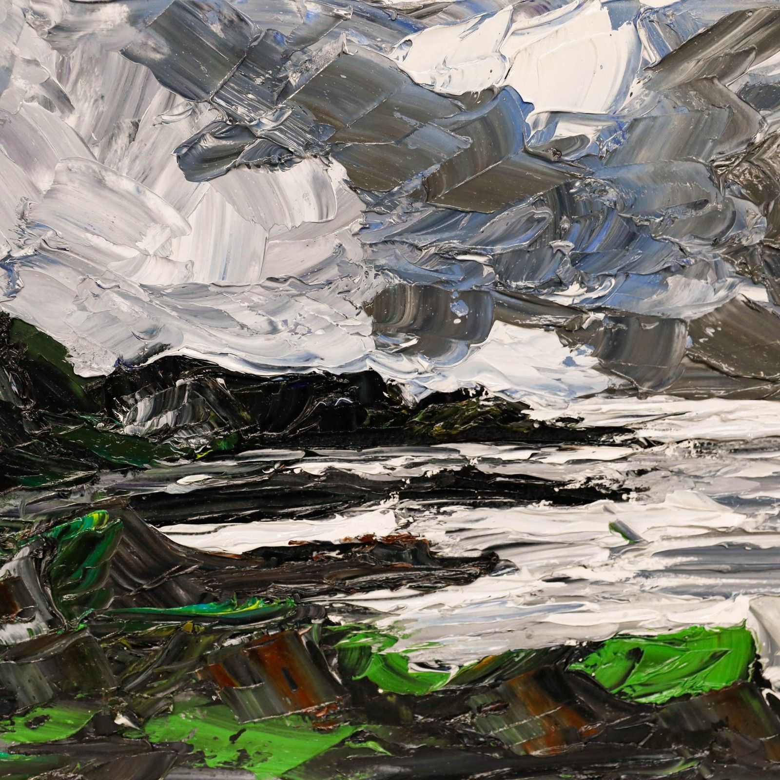Daniel Nichols Contemporary Oil, Stormy Skies photo Art