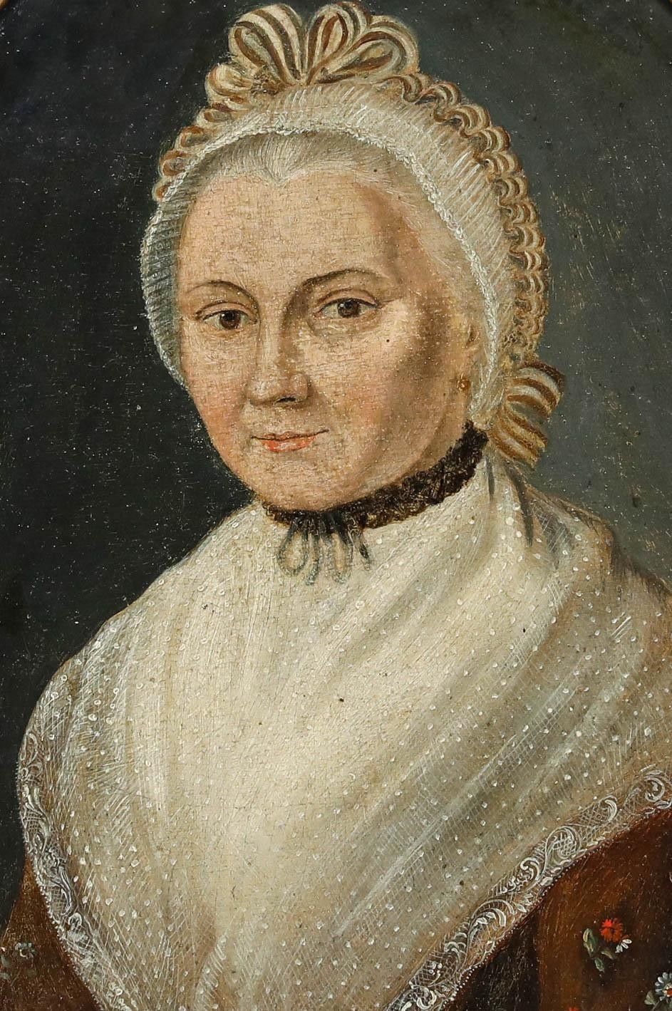 Early 19th Century Oil Portrait Of A Lady photo furniture
