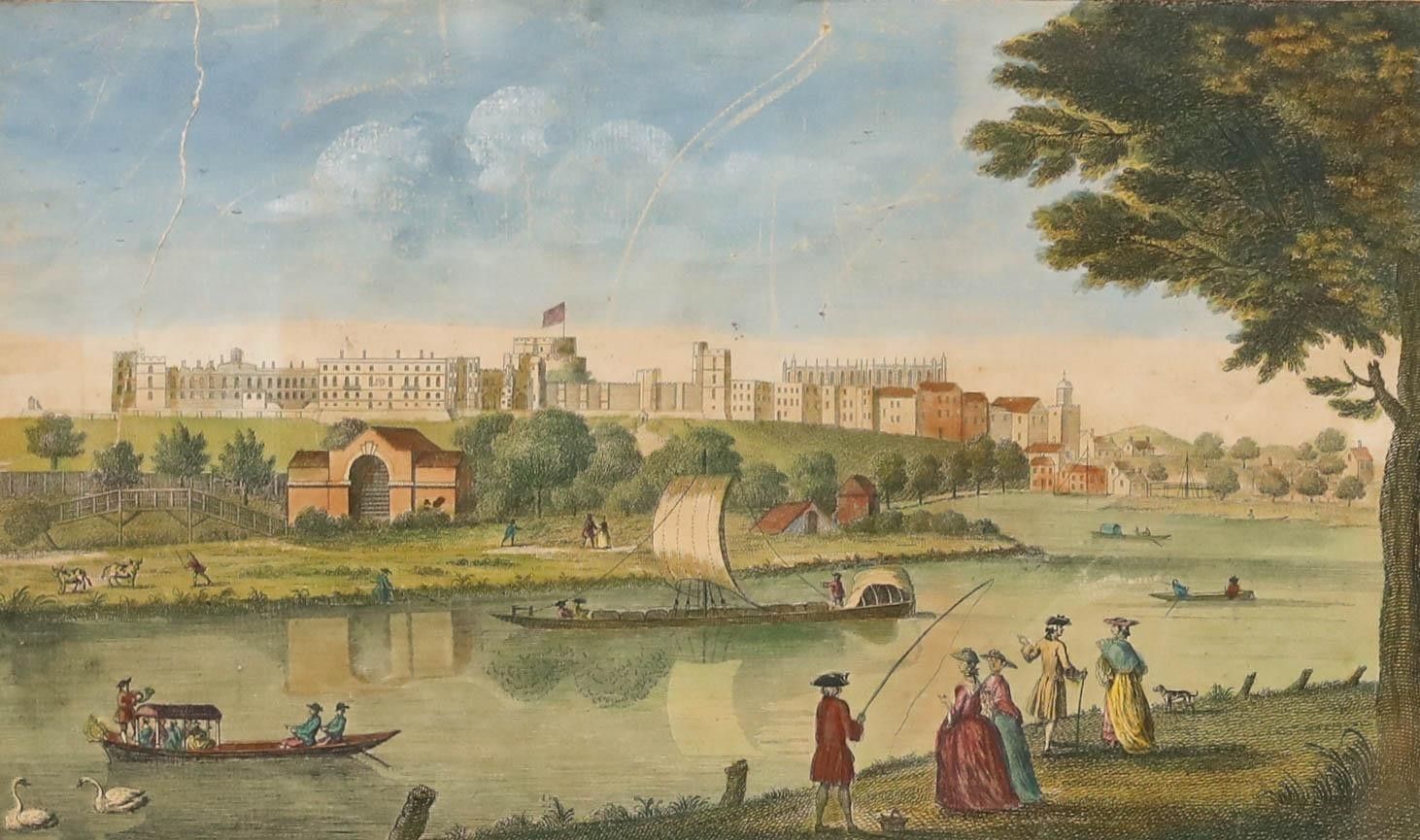 Parr After Brookes Engraving, A View Of The Royal Palace Of Windsor photo furniture
