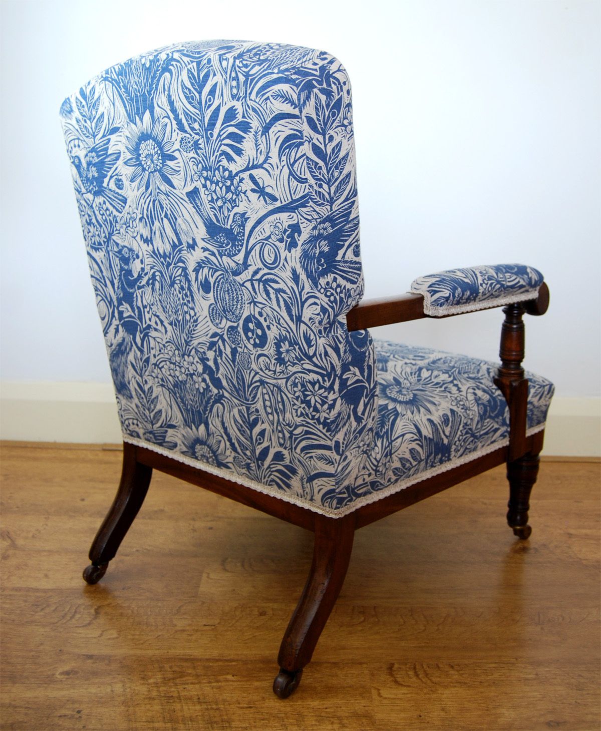 photo for sale Victorian Upholstered Armchair / Easy Chair By Marsh, Jones & Cribb