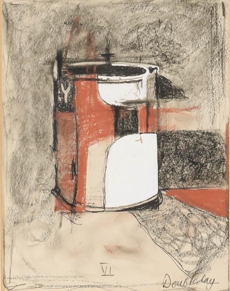 John Doubleday (B.1947) Framed 20th Century Pastel, Still Life VI photo furniture