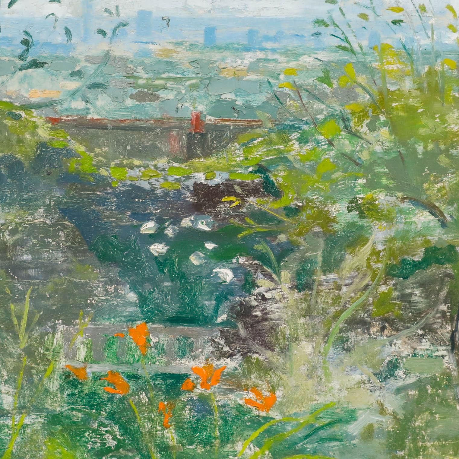 Jack Millar (1921 2006) 20th Century Oil, Garden photo Art