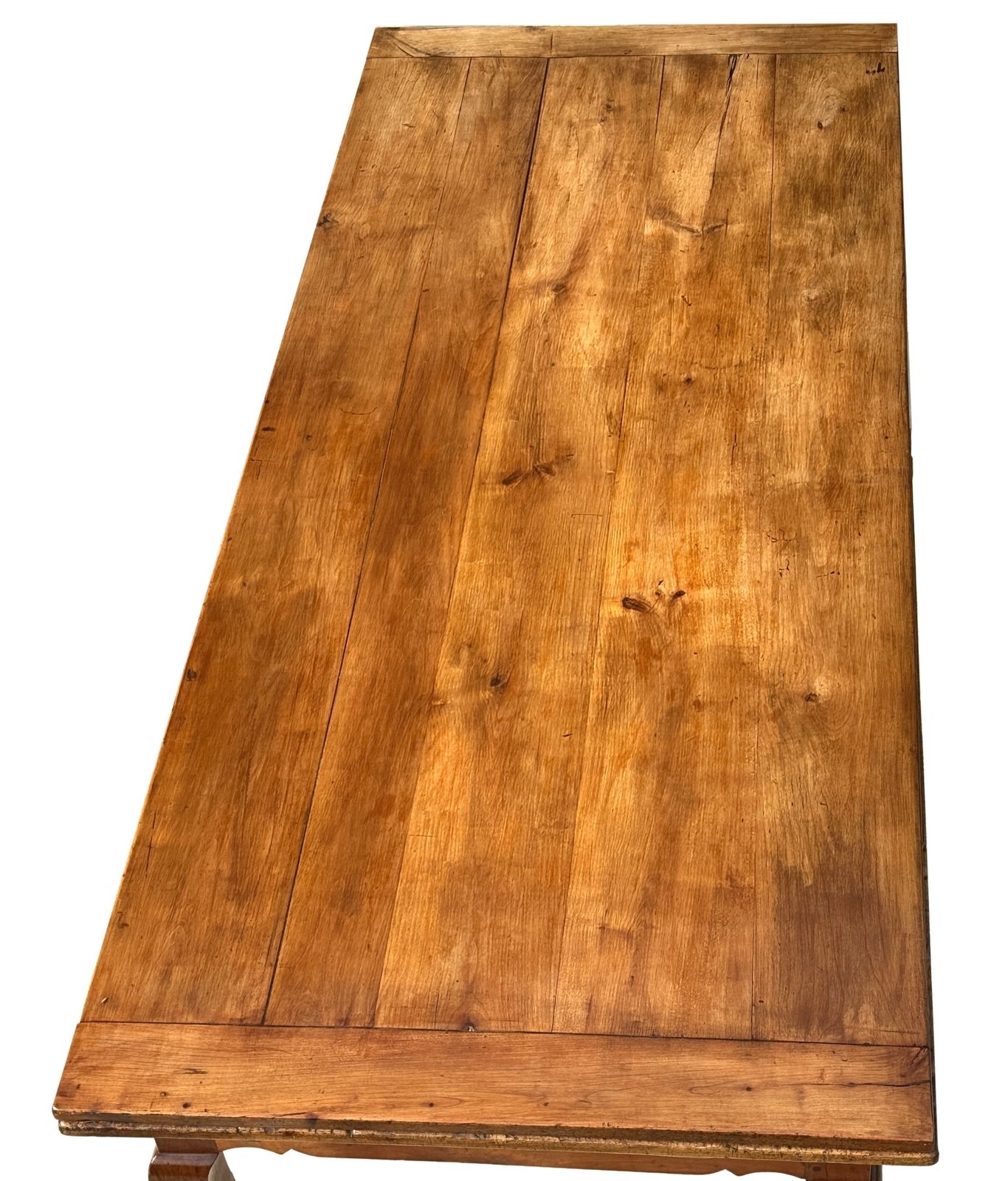 photo vintage Large Early 19th Century Farmhouse Kitchen Extending Dining Table (France, Circa 1820)