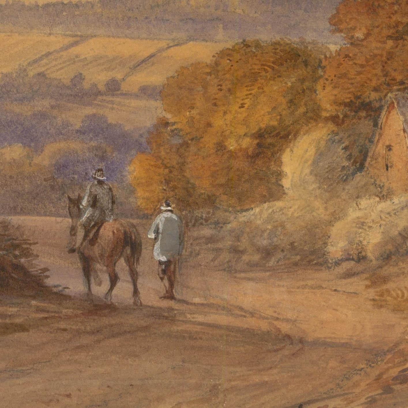 20th Century Oil Road Through The Village photo for sale