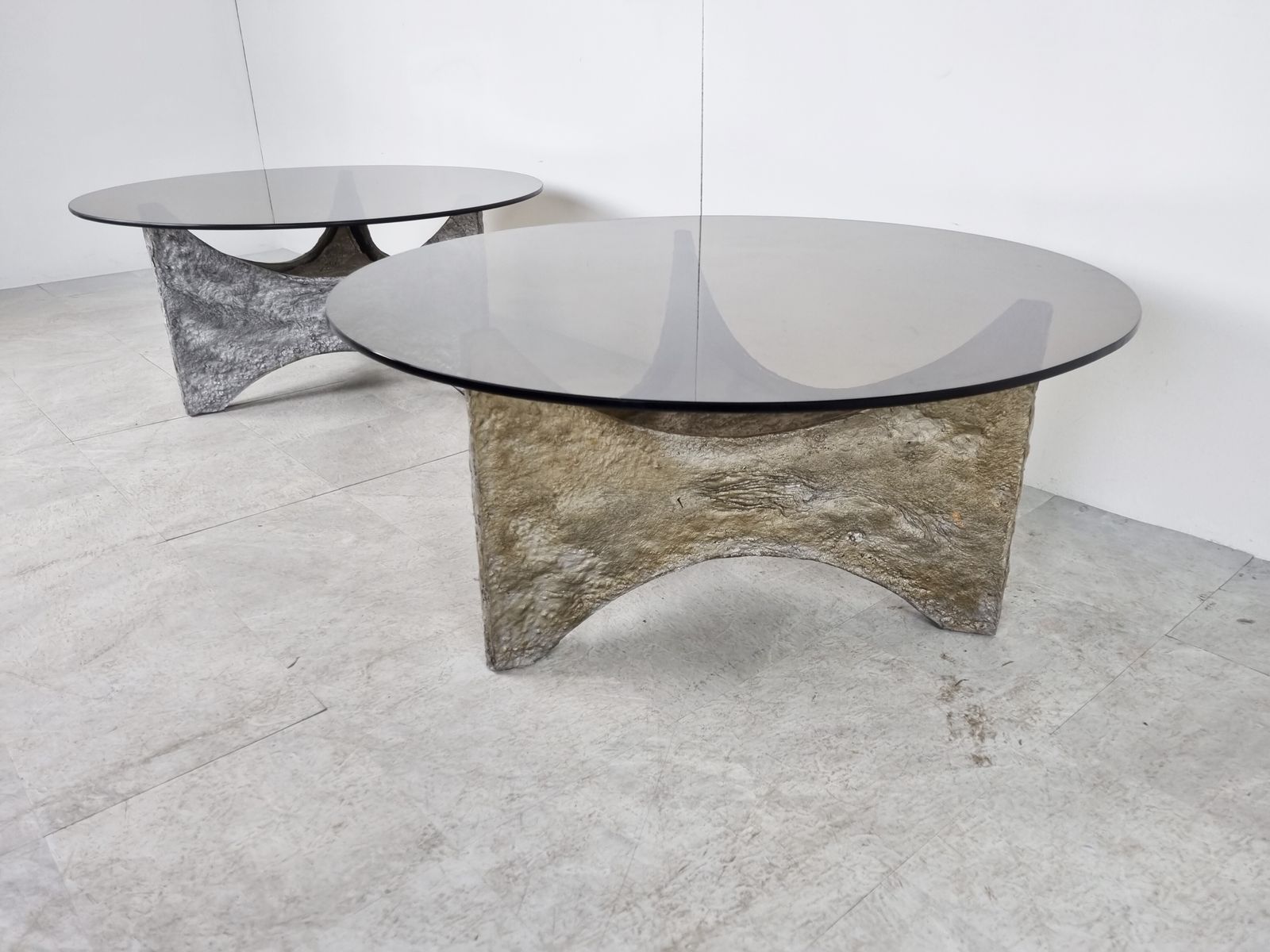 Pair Of Brutalist Coffee Tables, 1970s photo 1500.0