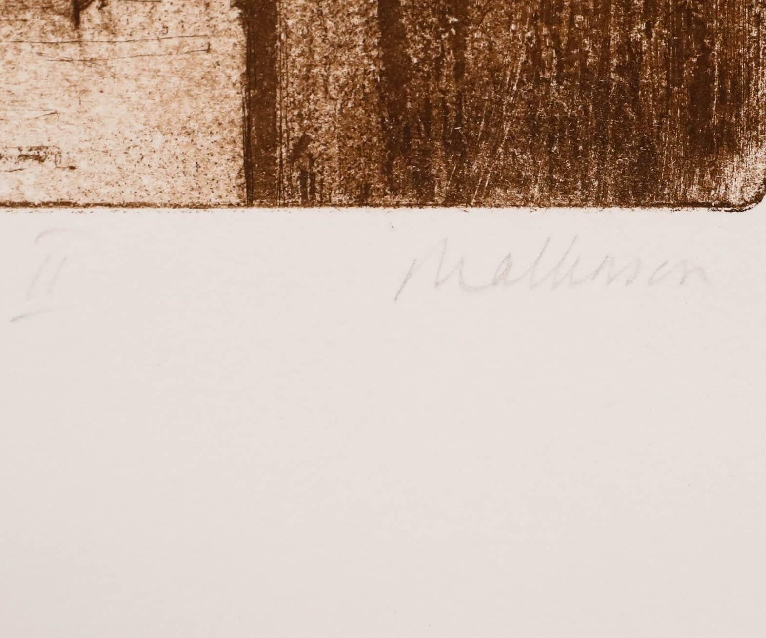 Pat Mallinson (1930 2008) 20th Century Etching, Melrose II photo 175.0