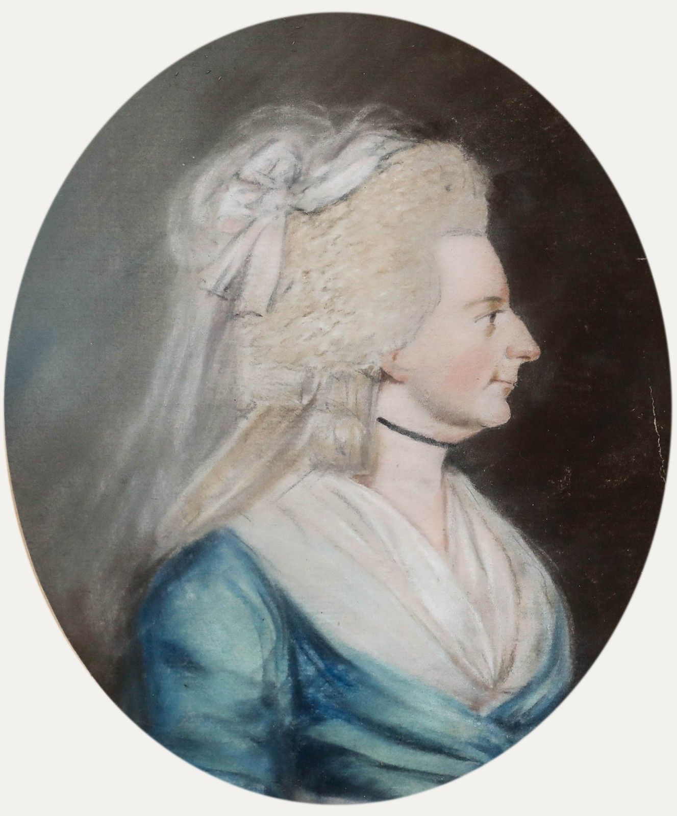 English School Early 19th Century Pastel Lady In Profile photo 325.0
