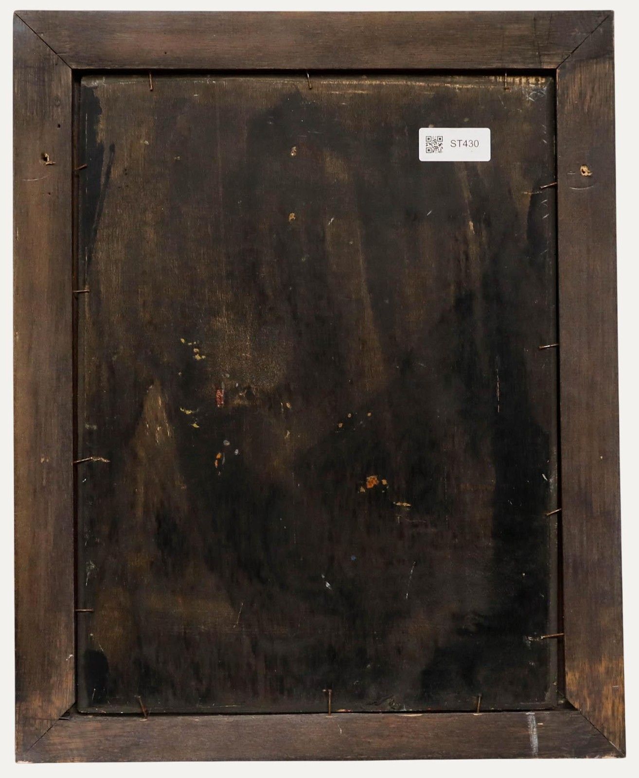 After Pierre Mathurin Petraud Framed 20th Century Oil, Self Portrait photo for sale