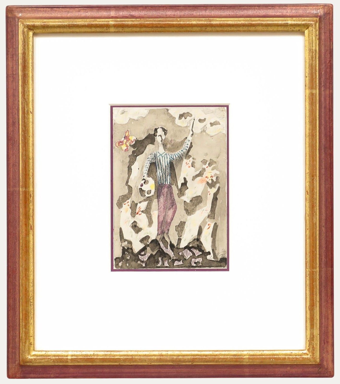 Dorde (Djordje) Ilic (1920 2010) 1969 Gouache, The Artist