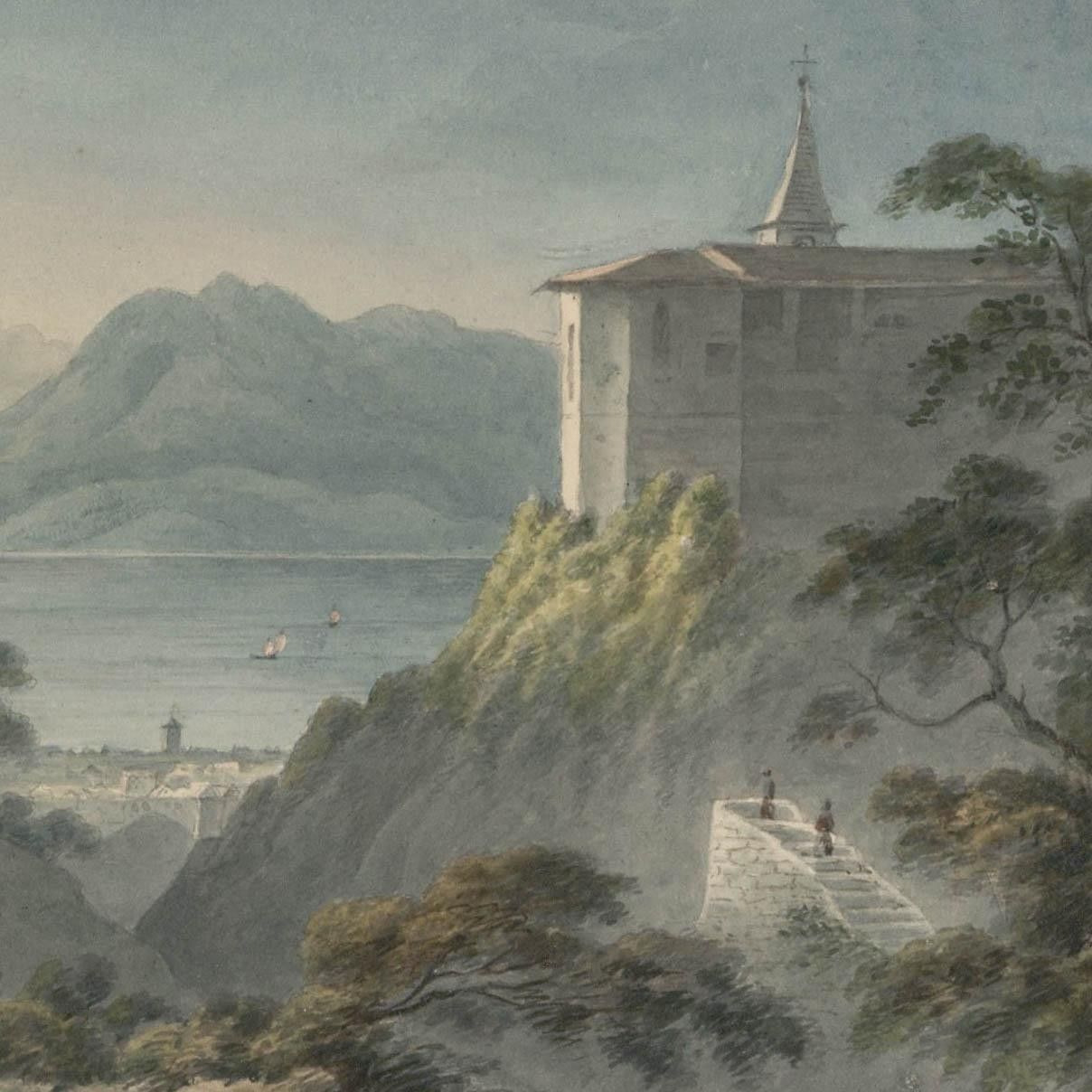 Thomas Remnant Charleton (1756 1849) Watercolour, View Of Magadion photo for sale