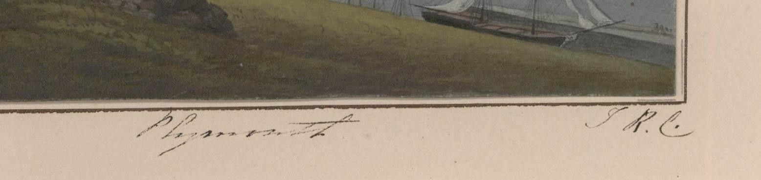 Thomas Remnant Charleton (1756 1849) Early 19th Century Watercolour, Plymouth photo Art