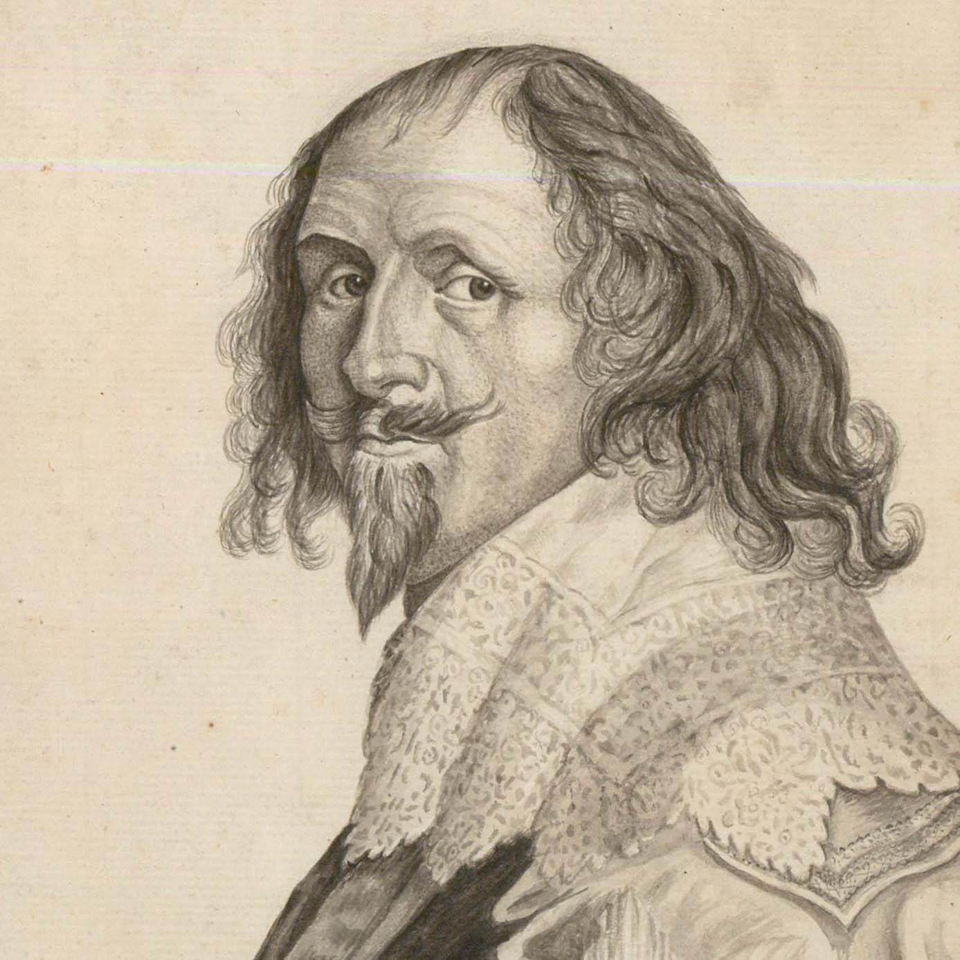After Anthony Van Dyck 19th Century Watercolour, Philip, Earl Of Pembroke photo Art