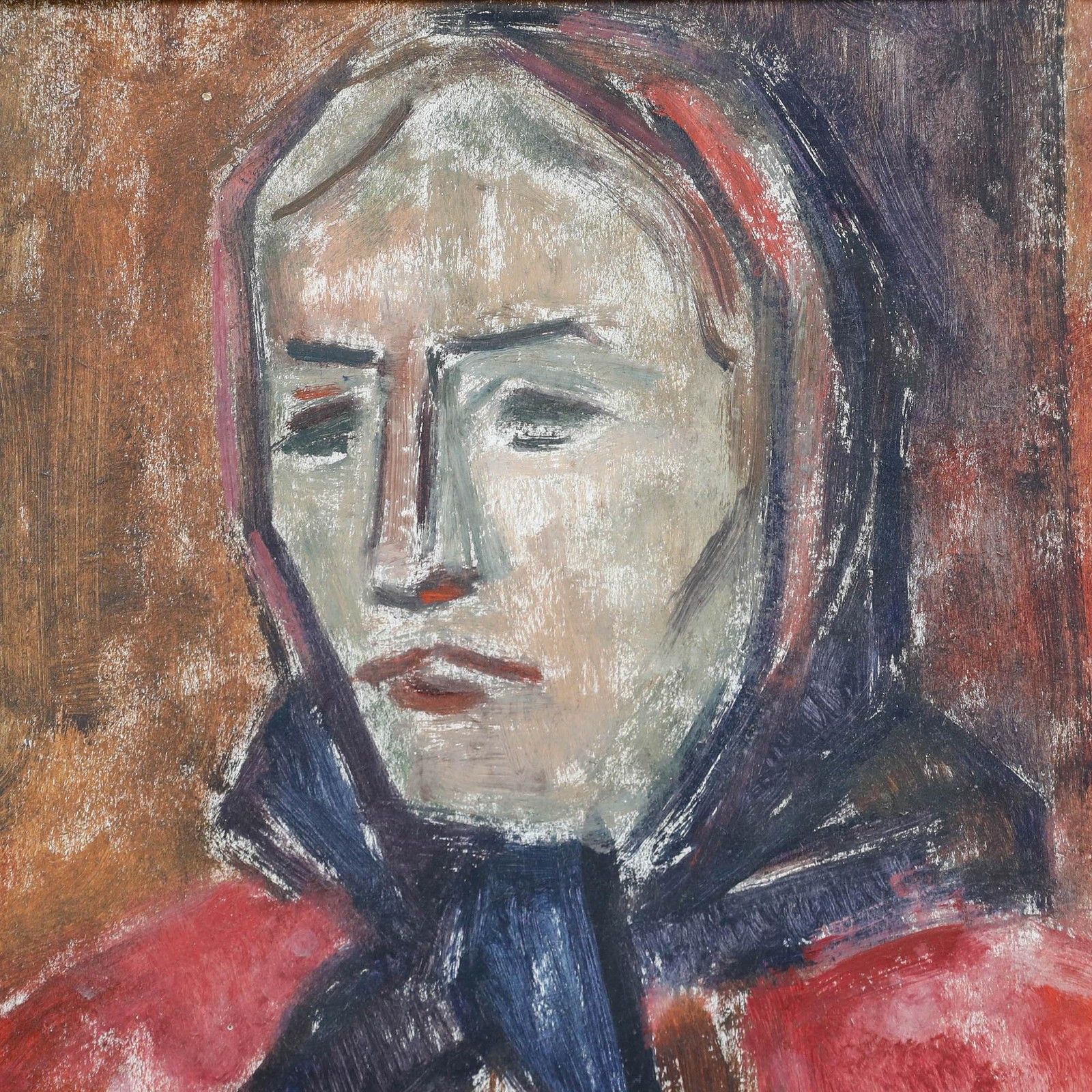 Attrib. John Cluysenaar (1899 1986) Mid 20th Century Oil, Study Of Sybil photo Art