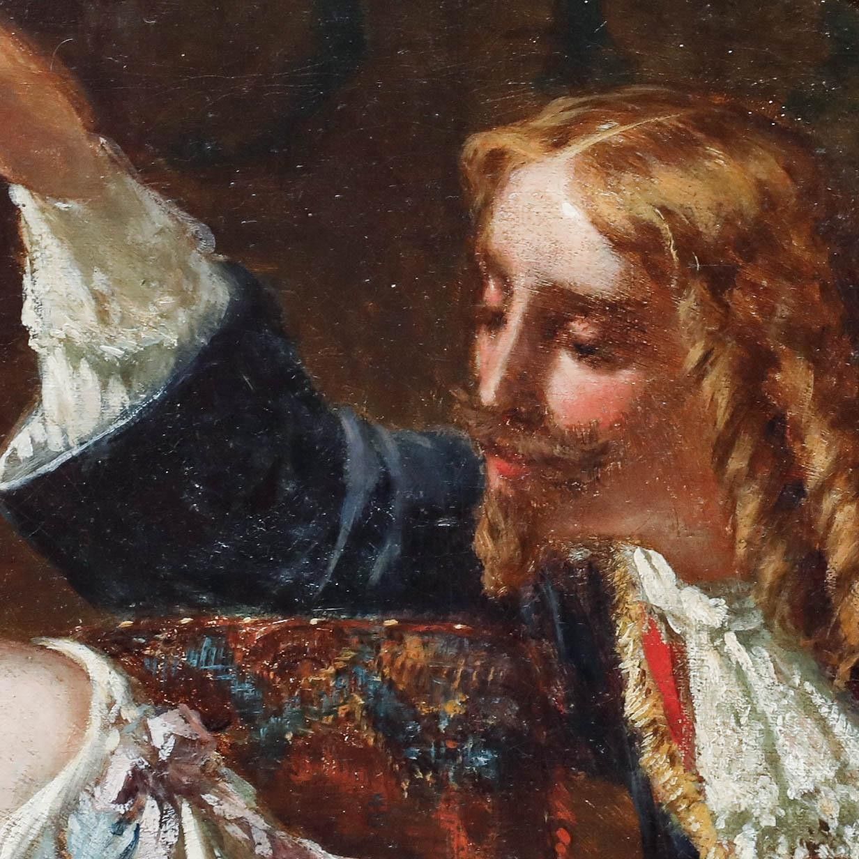 Circle Of Edward Matthew Ward Ra (1816 1879) Under The Mistletoe photo 850.0
