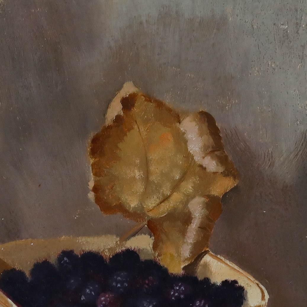 Frederick Dymond (1902 1981)  Framed Oil, Still Life Of A Pewter Tankard & Fruit photo Art