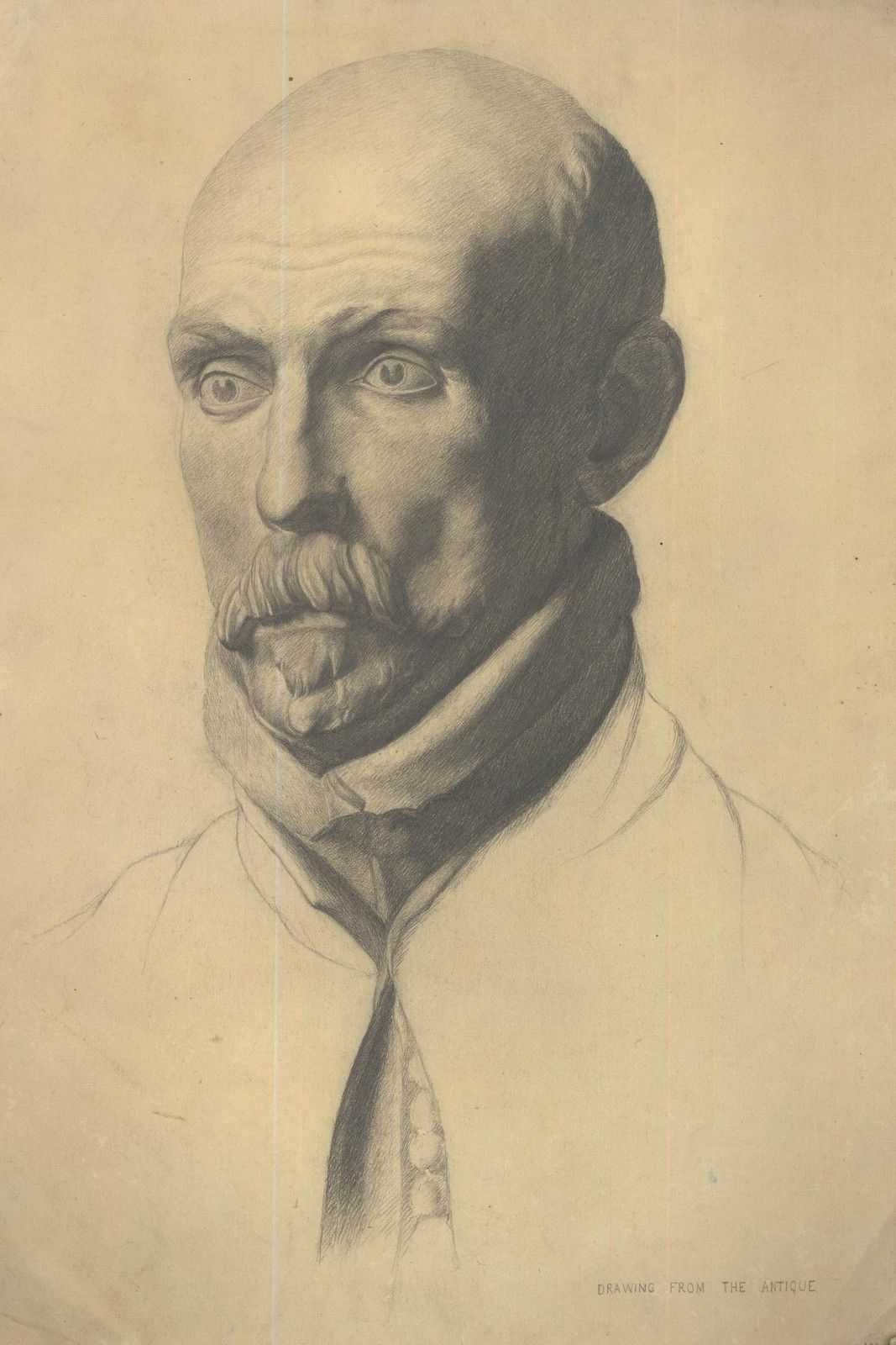 William Henry Ladd 1911 Graphite Drawing, Drawing From The Antique photo furniture
