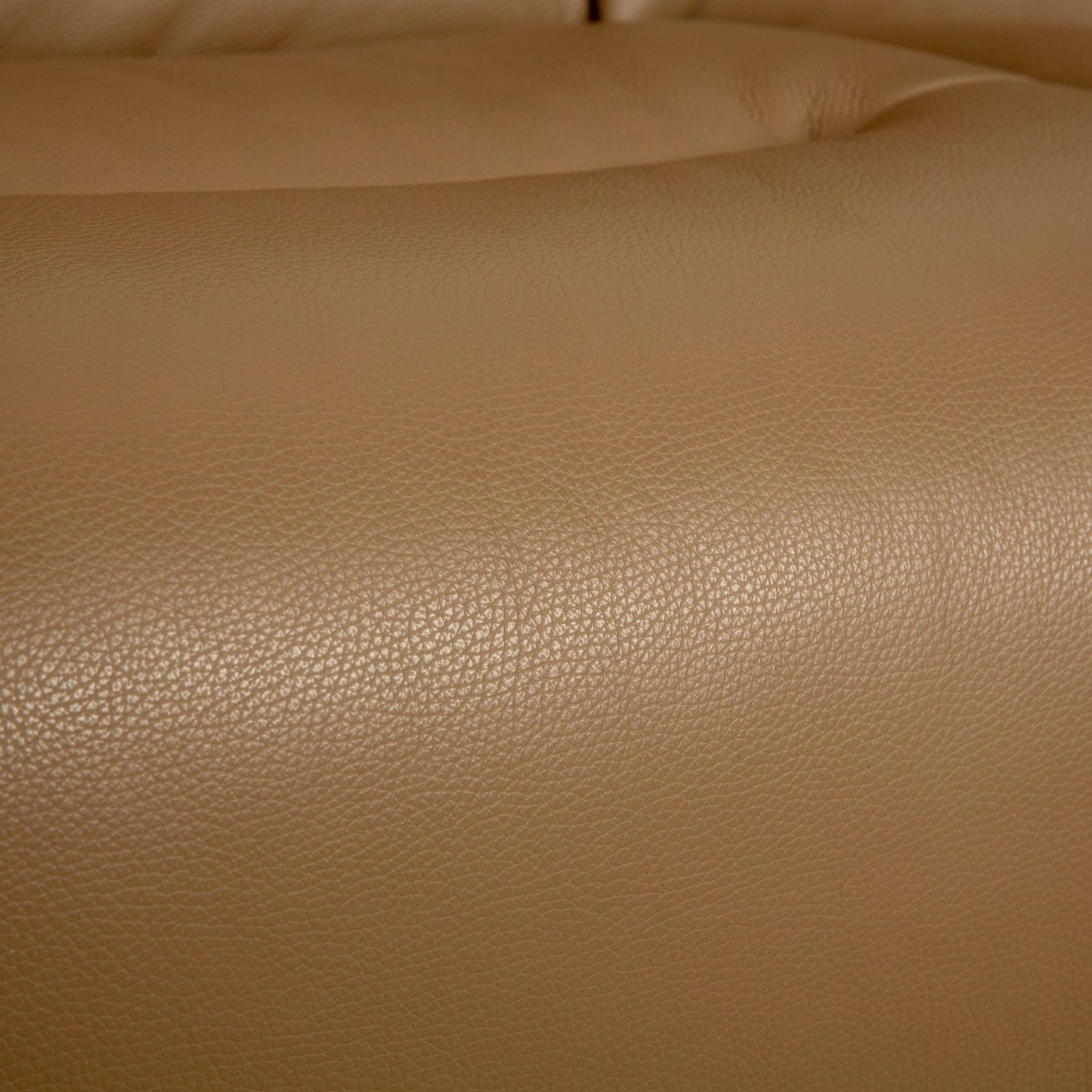 Canapé Himolla Cumuly en cuir beige taupe gris photo for sale
