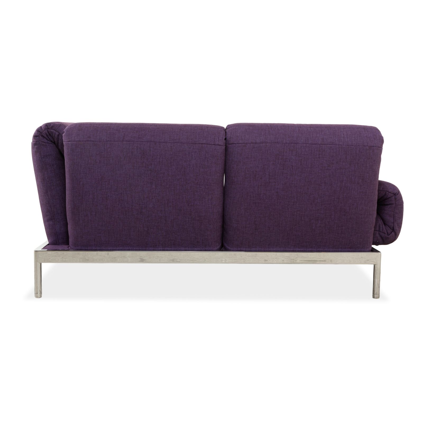photo for sale Canapé d'angle Rolf Benz Plura en tissu violet, fonction manuelle