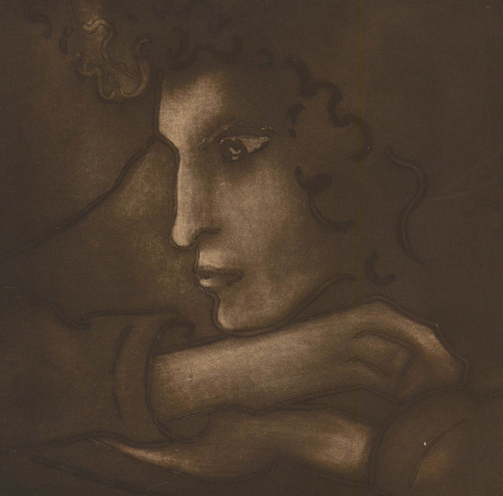 Sheila Oliner (1930 2020) 1994 Aquatint, Rachael III photo furniture