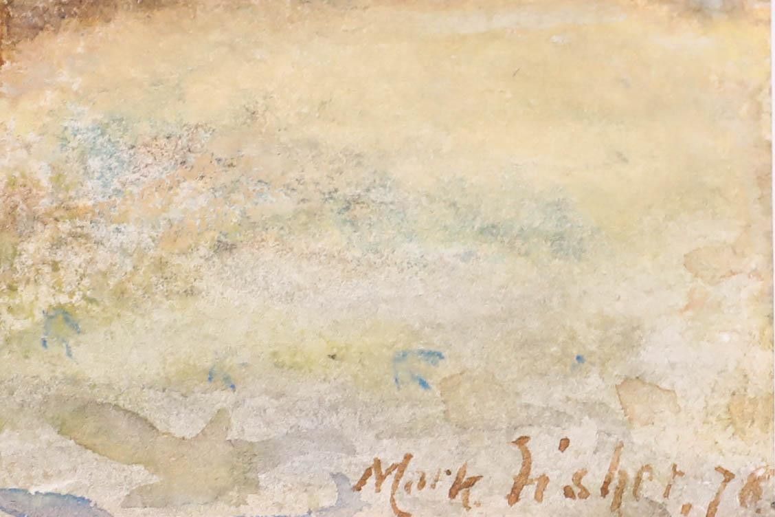 William Mark Fisher Ra (1841 1923) 1876 Watercolour, Cattle In Rural Scene photo vinterior