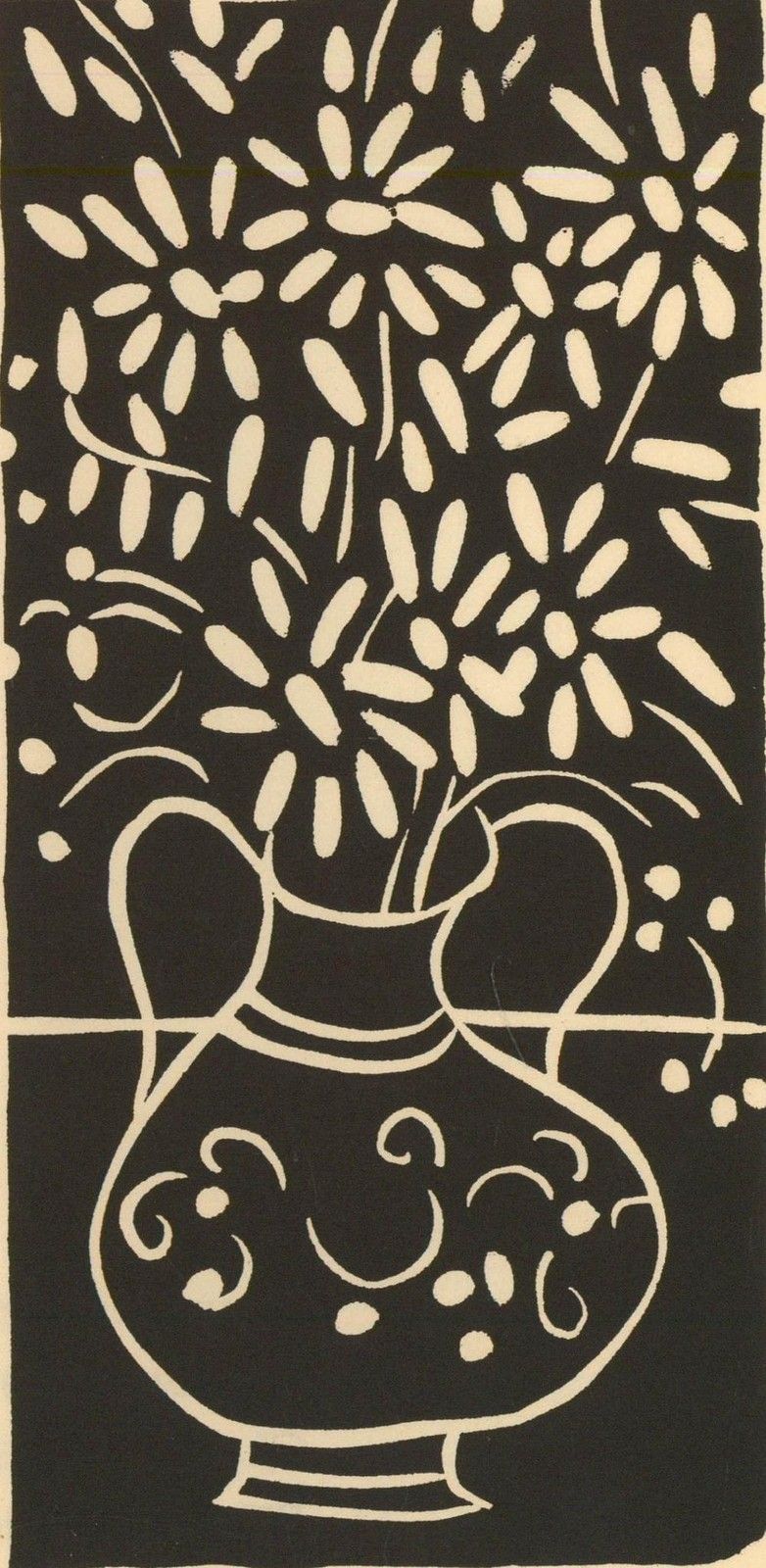 Albert Masri (1927 2020) Mid 20th Century Woodcut, A Poem By Jean Rousselot photo furniture