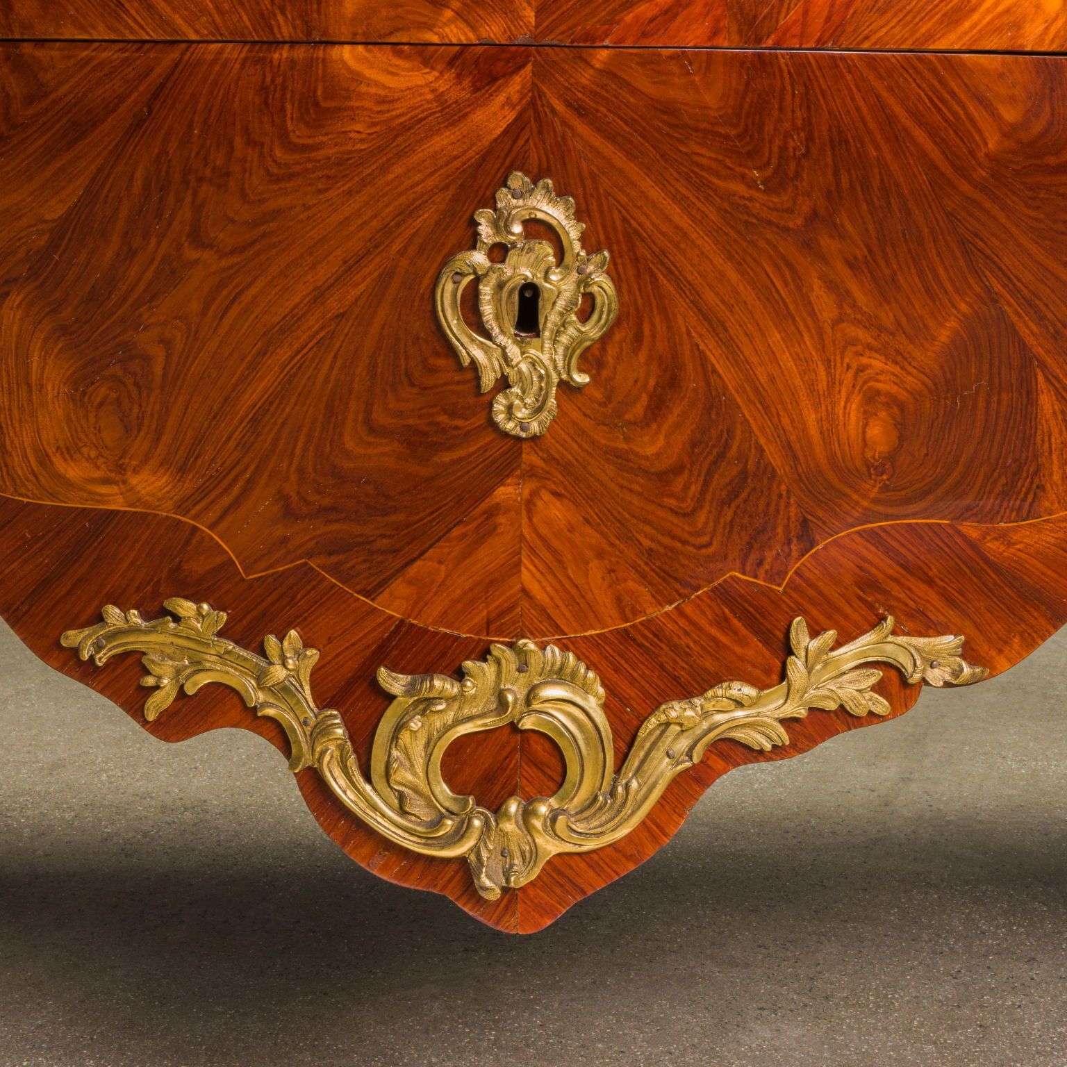 Antique Chest Of Drawers Louis XV Bois De Rose Veneer XVIII Century photo vintage