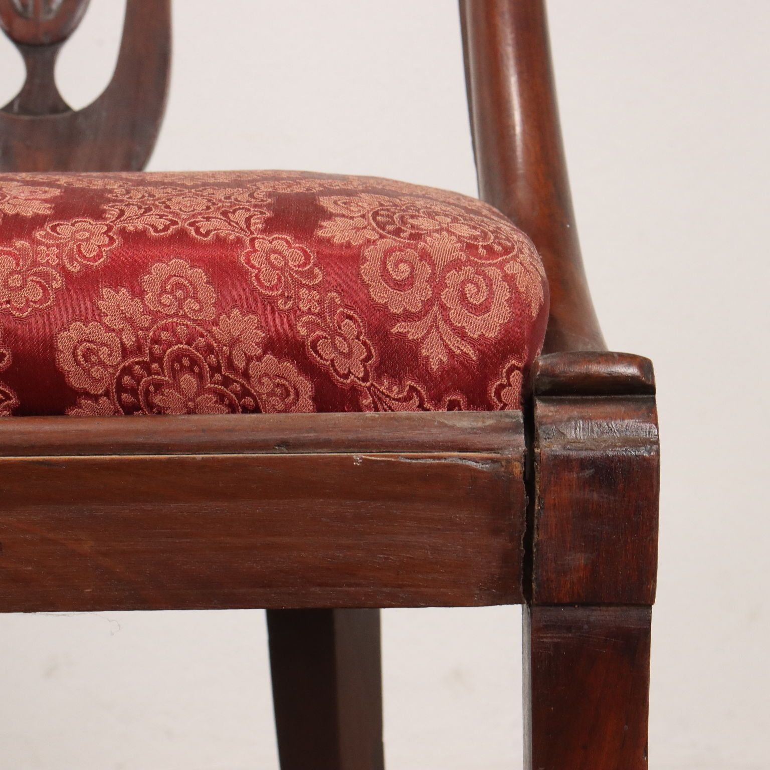 Pair Of Antique Restoration Chairs Mahogany XIX Century photo 500.0