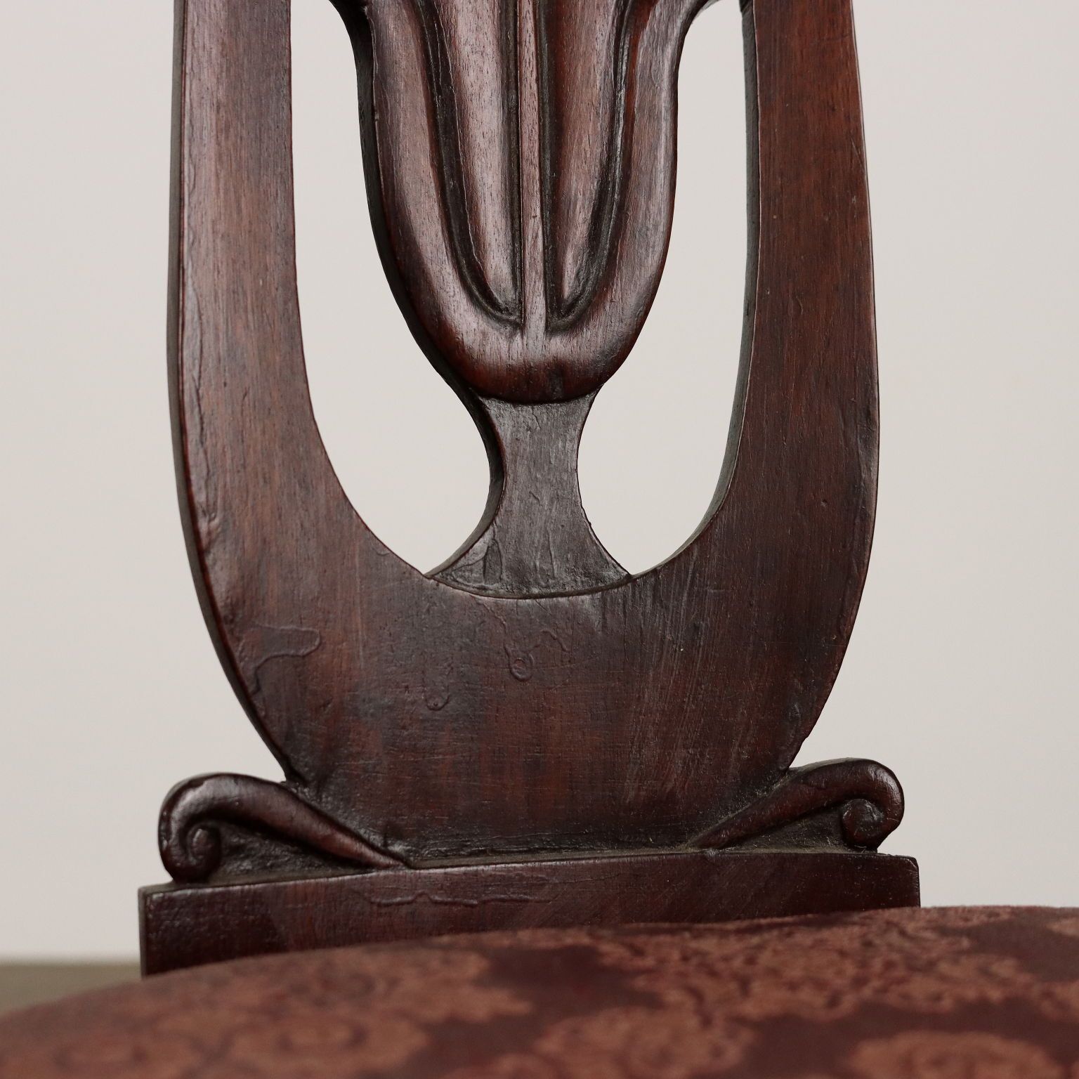 photo for sale Pair Of Antique Restoration Chairs Mahogany XIX Century