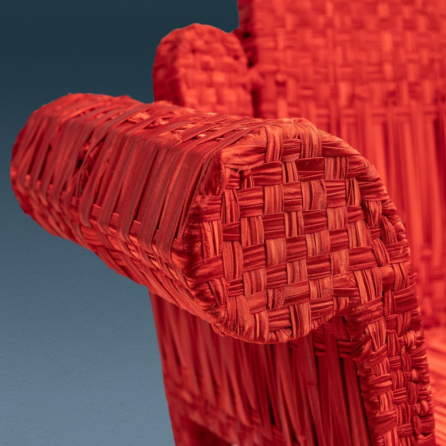 Tre Schienali Armchair Fabric Series Design Anacleto Spazzapan photo vinterior