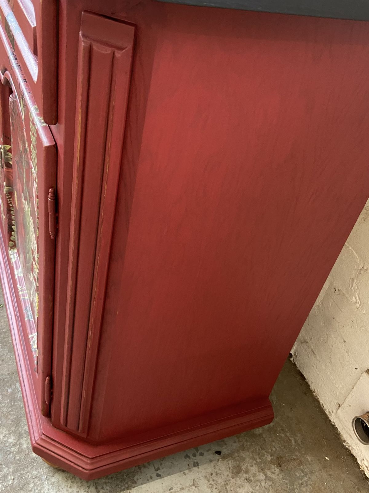 Furniture Sideboard Red Decorative, 1980s photo