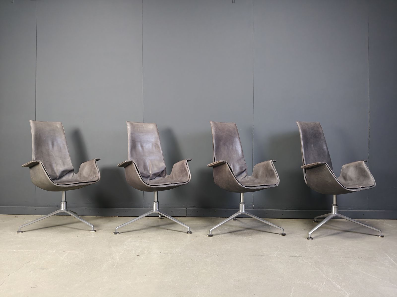 Fk 6725 Chairs By Preben Fabricius & Jørgen Kastholm For Walter Knoll, 1960s   Set Of 4 photo furniture