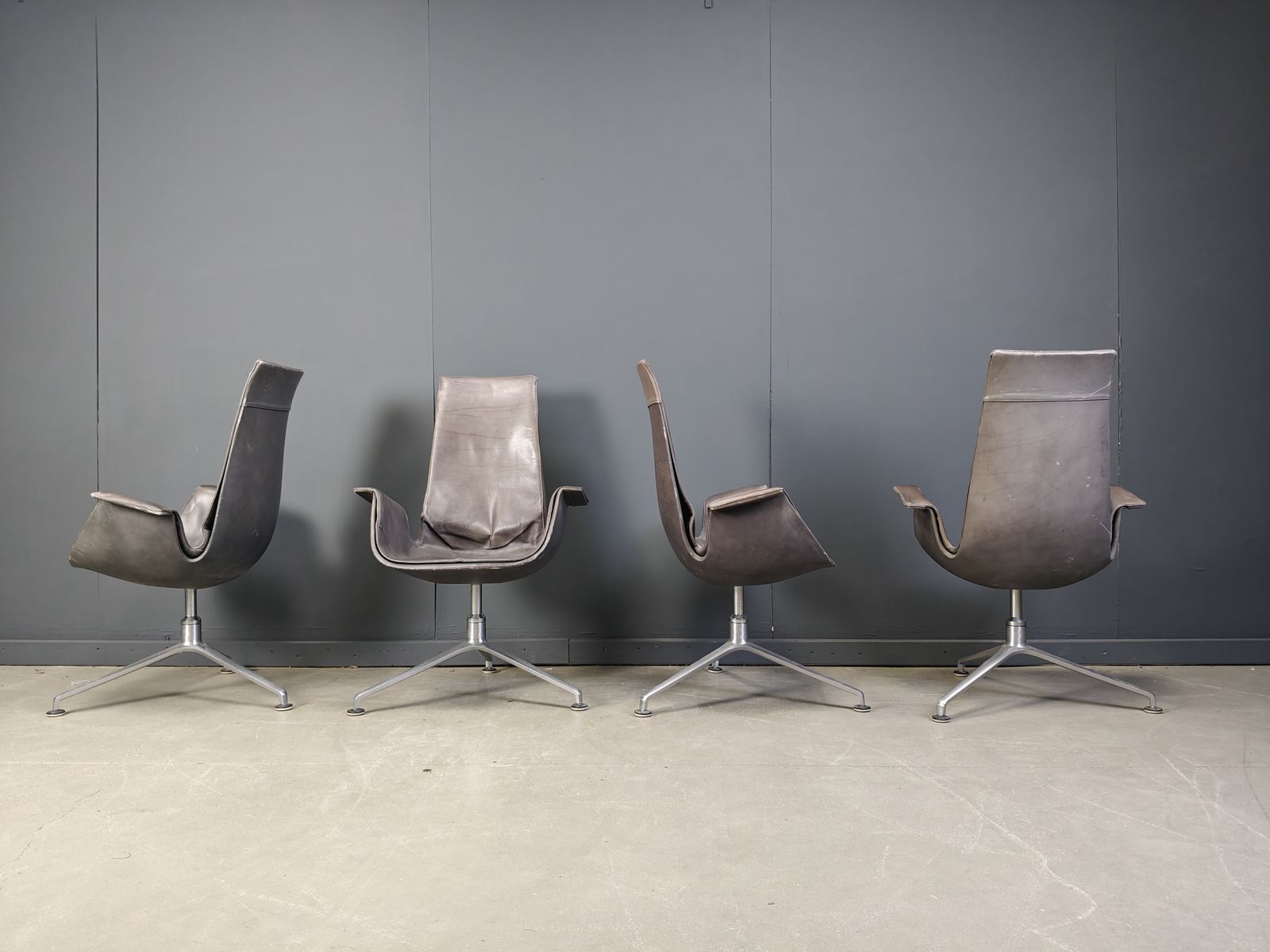Fk 6725 Chairs By Preben Fabricius & Jørgen Kastholm For Walter Knoll, 1960s   Set Of 4 photo for sale