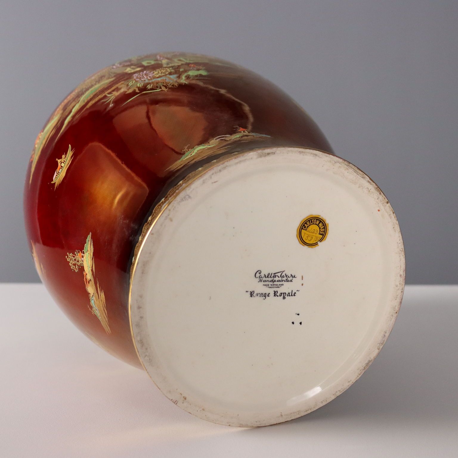 photo buy Coppia Di Potiches In Ceramica Manifattura Carlton Ware