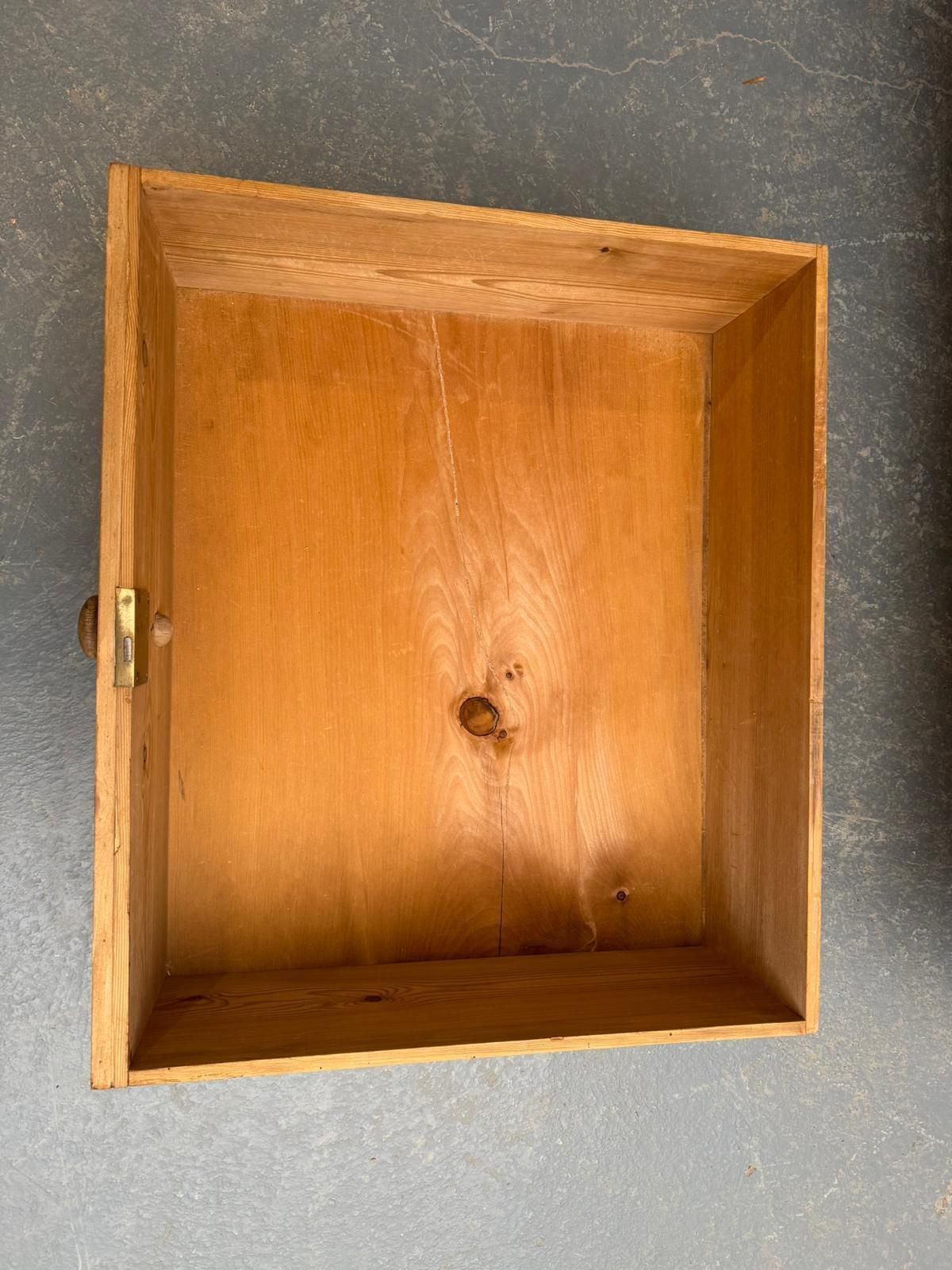 photo for sale A Superb Pine Victorian Waxed 2 Piece Linen Press / Kitchen Cupboard
