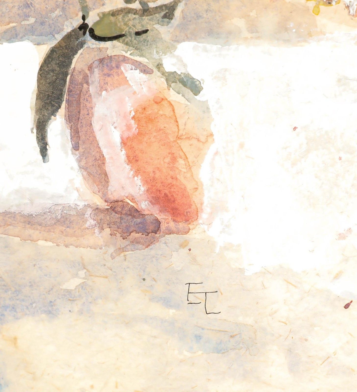 Elizabeth Leach 20th Century Watercolour, Still Life Of Flowers In A Vase photo vinterior