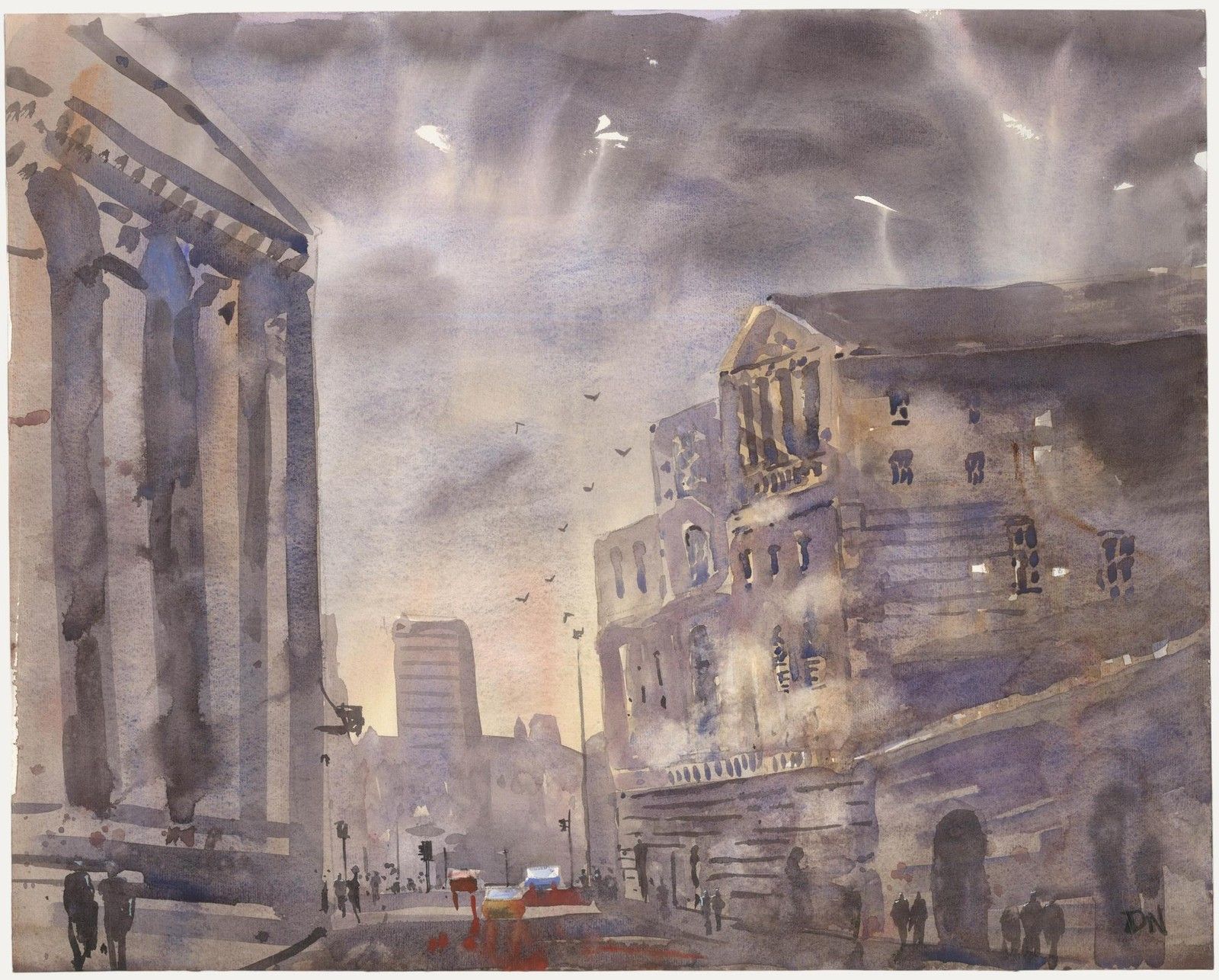 Daniel Nichols Contemporary Watercolour, Throgmorton Street, London