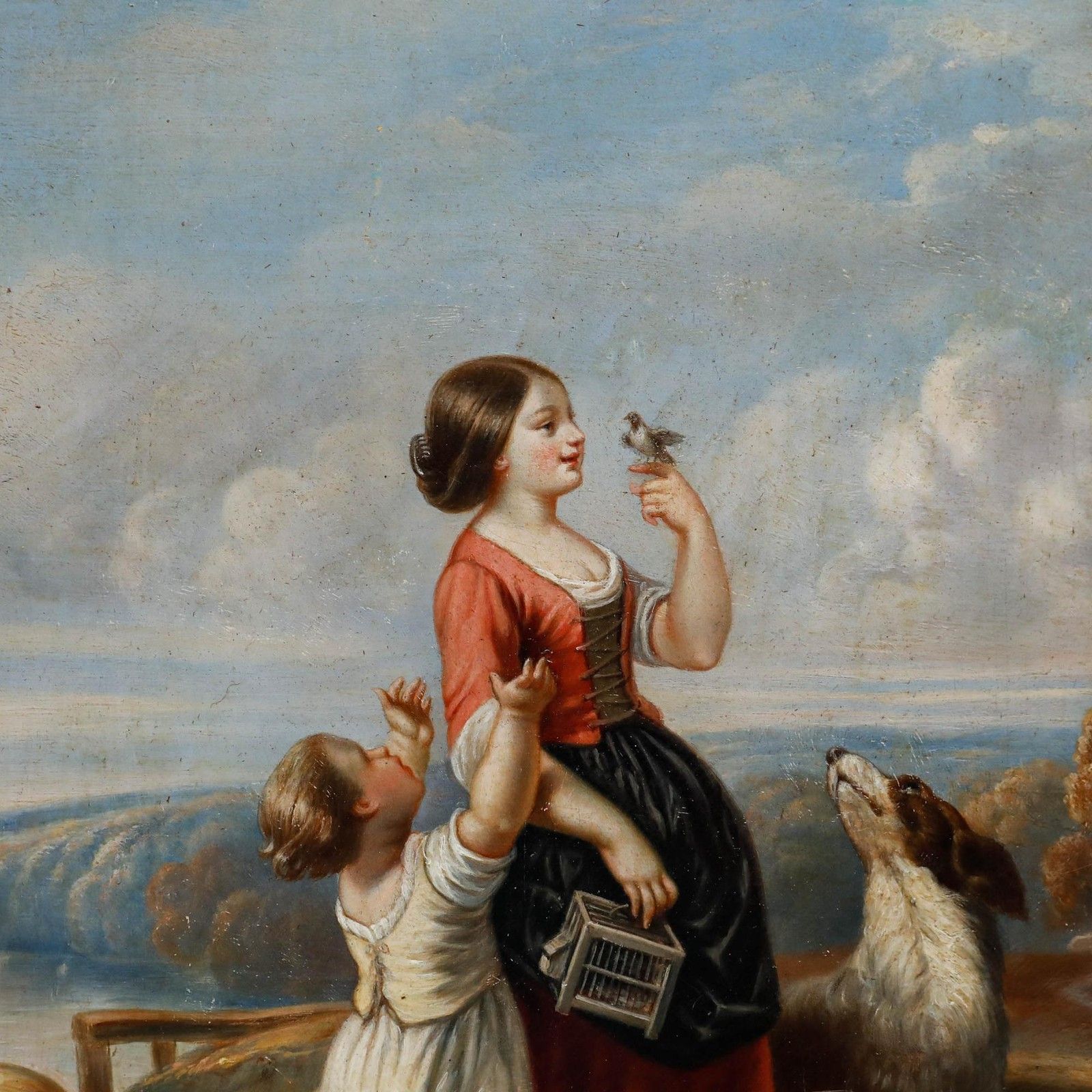 Circle Of Charles Theodore Frere (1814 1888)  19th Century Oil, The Pet Bird photo 750.0