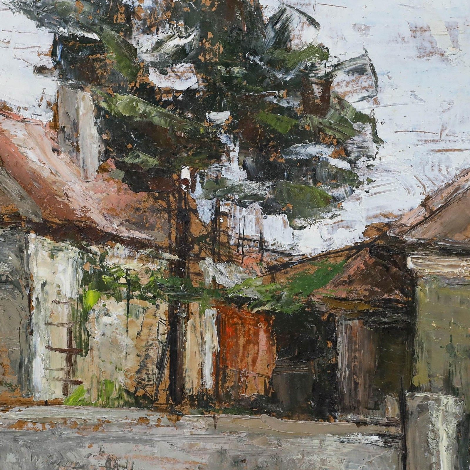 G. Cariteia  1991 Oil, The Cottage photo Art