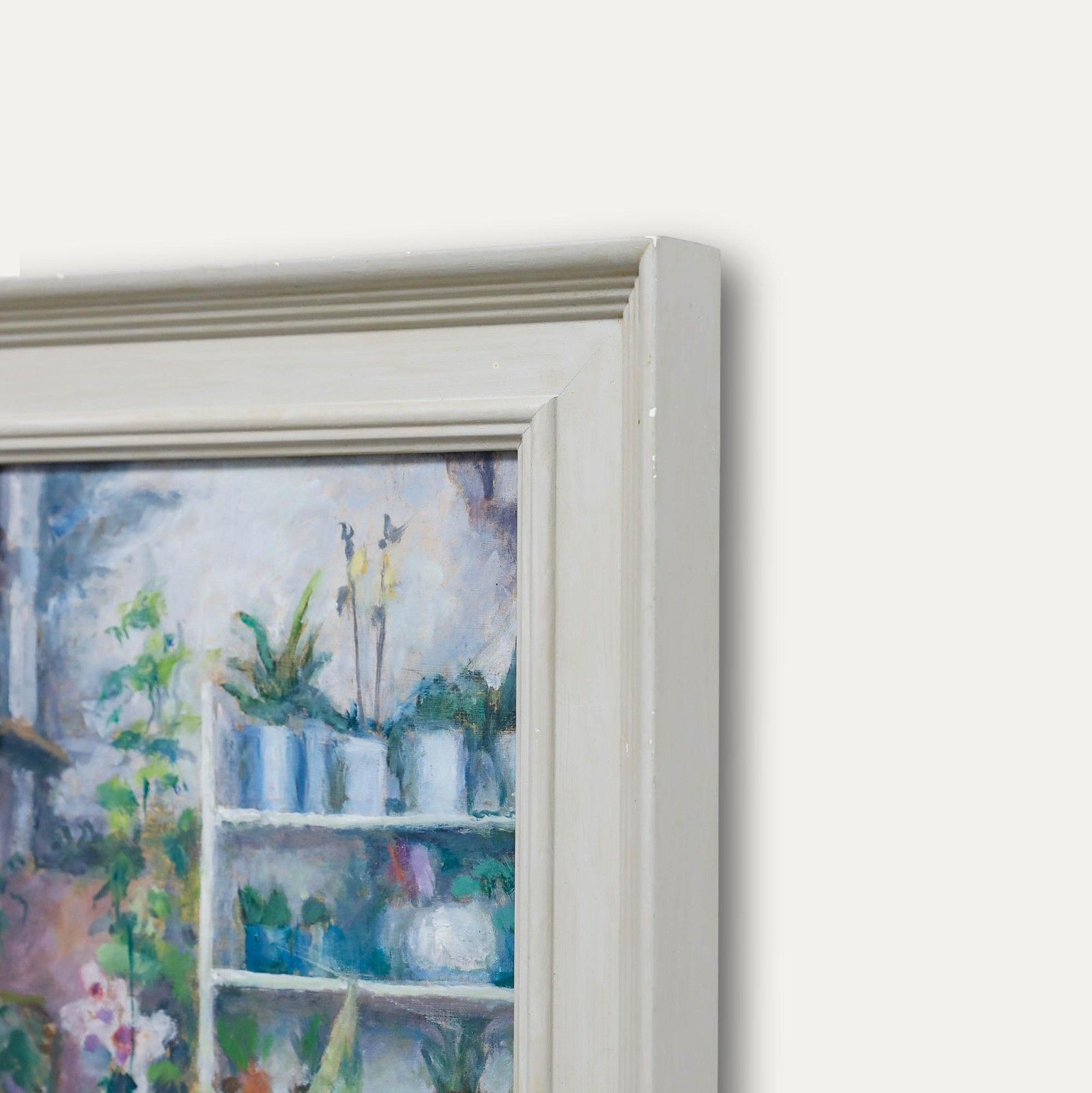 Pauline Plummer (B.1933) Framed 20th Century Oil, Tropical Plants photo vinterior
