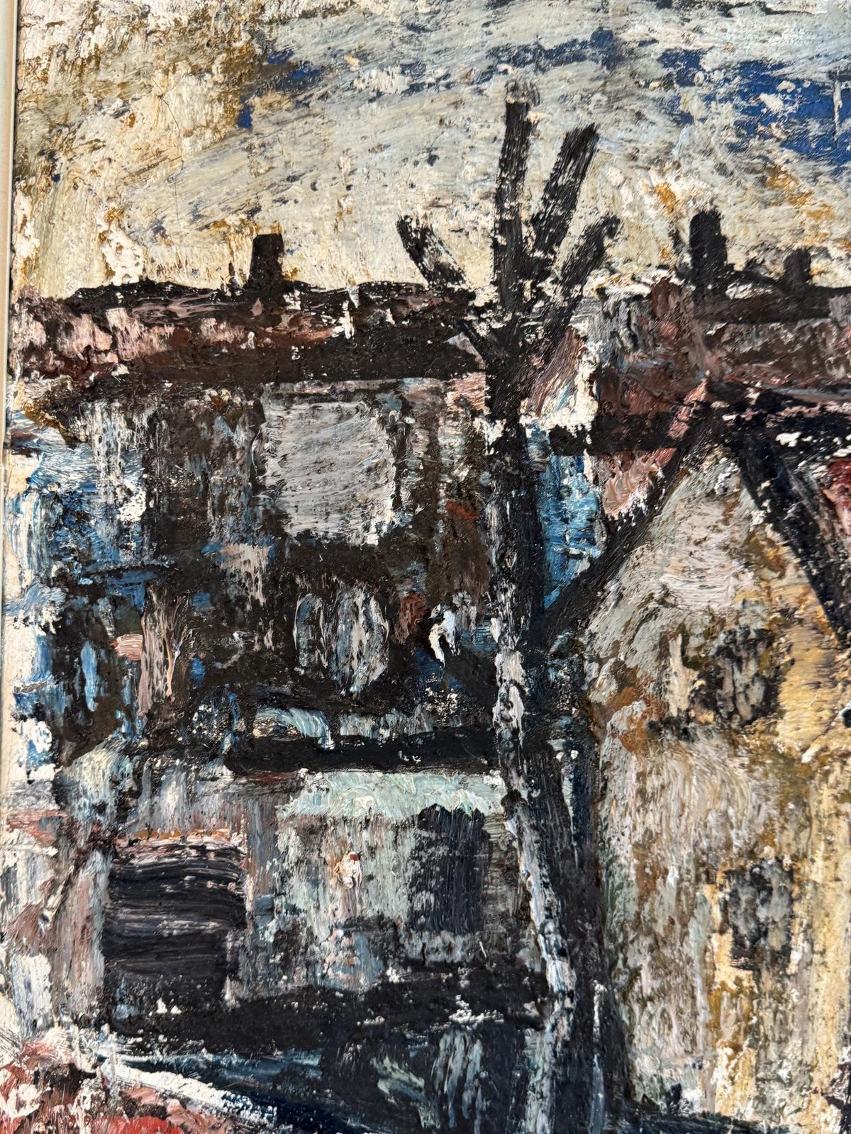 Swedish Mid Century Painting   Wall Decor photo Art