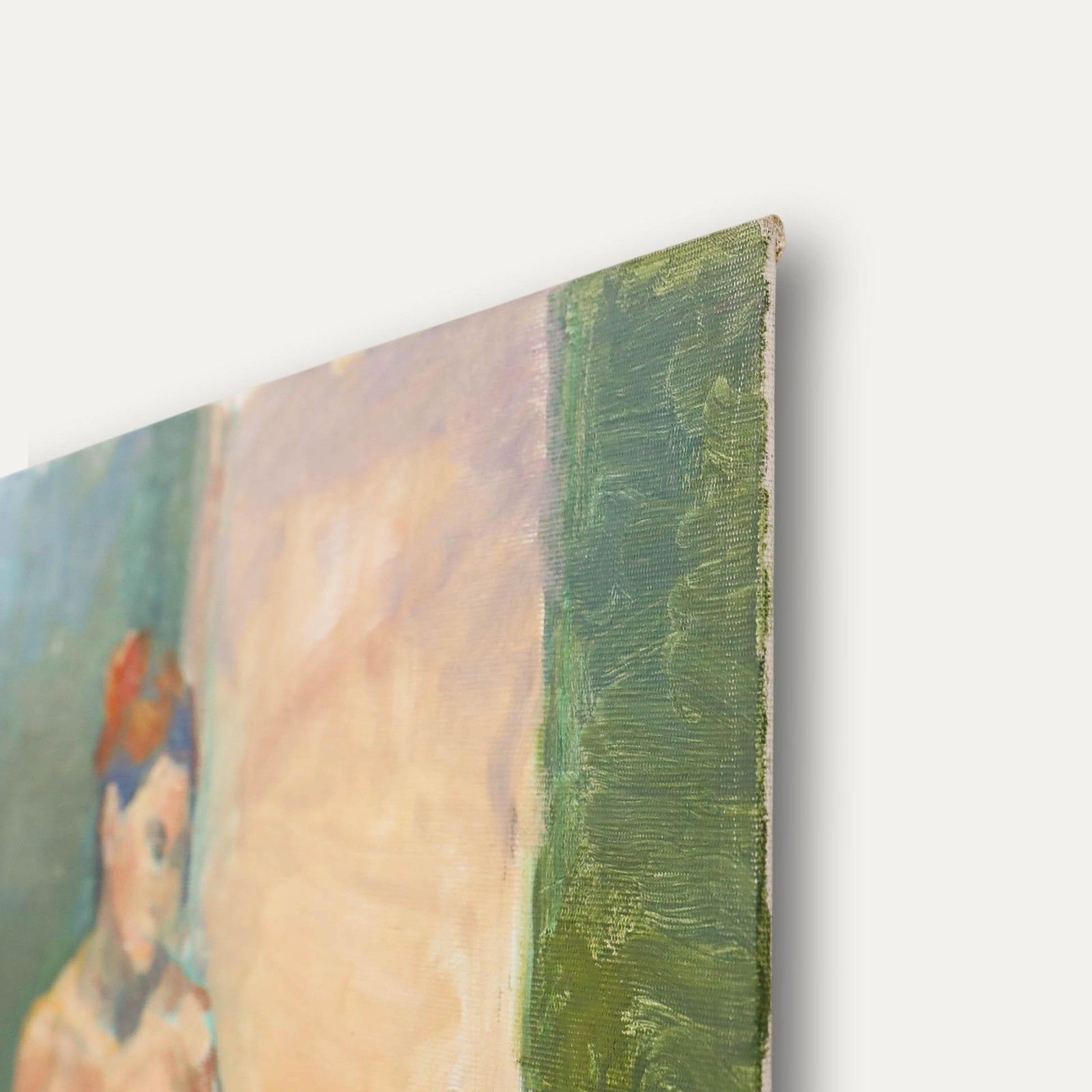 Pauline Plummer (B.1933) 20th Century Oil, Nude On Green Armchair photo 395.0