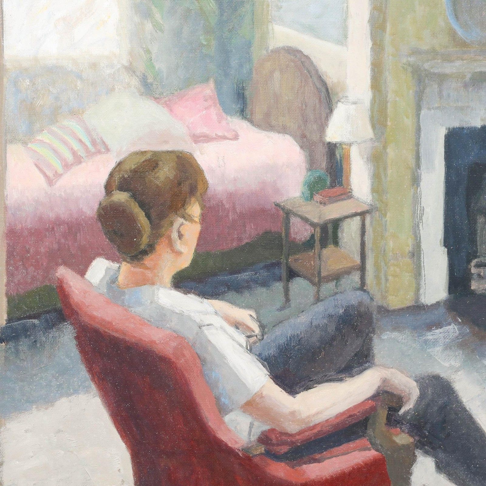 Pauline Plummer (B.1933) 20th Century Oil, Sonia photo Art