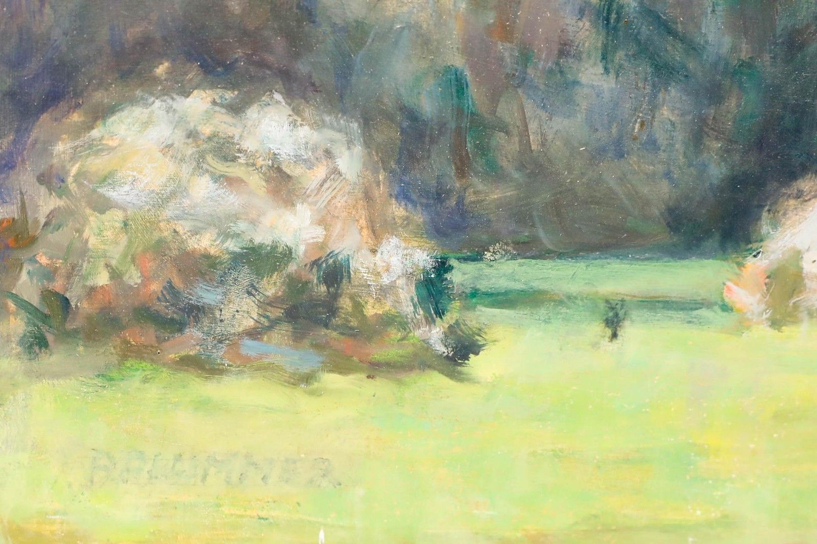 Pauline Plummer (B.1933) Contemporary Oil, Castle Acre Priory photo vinterior