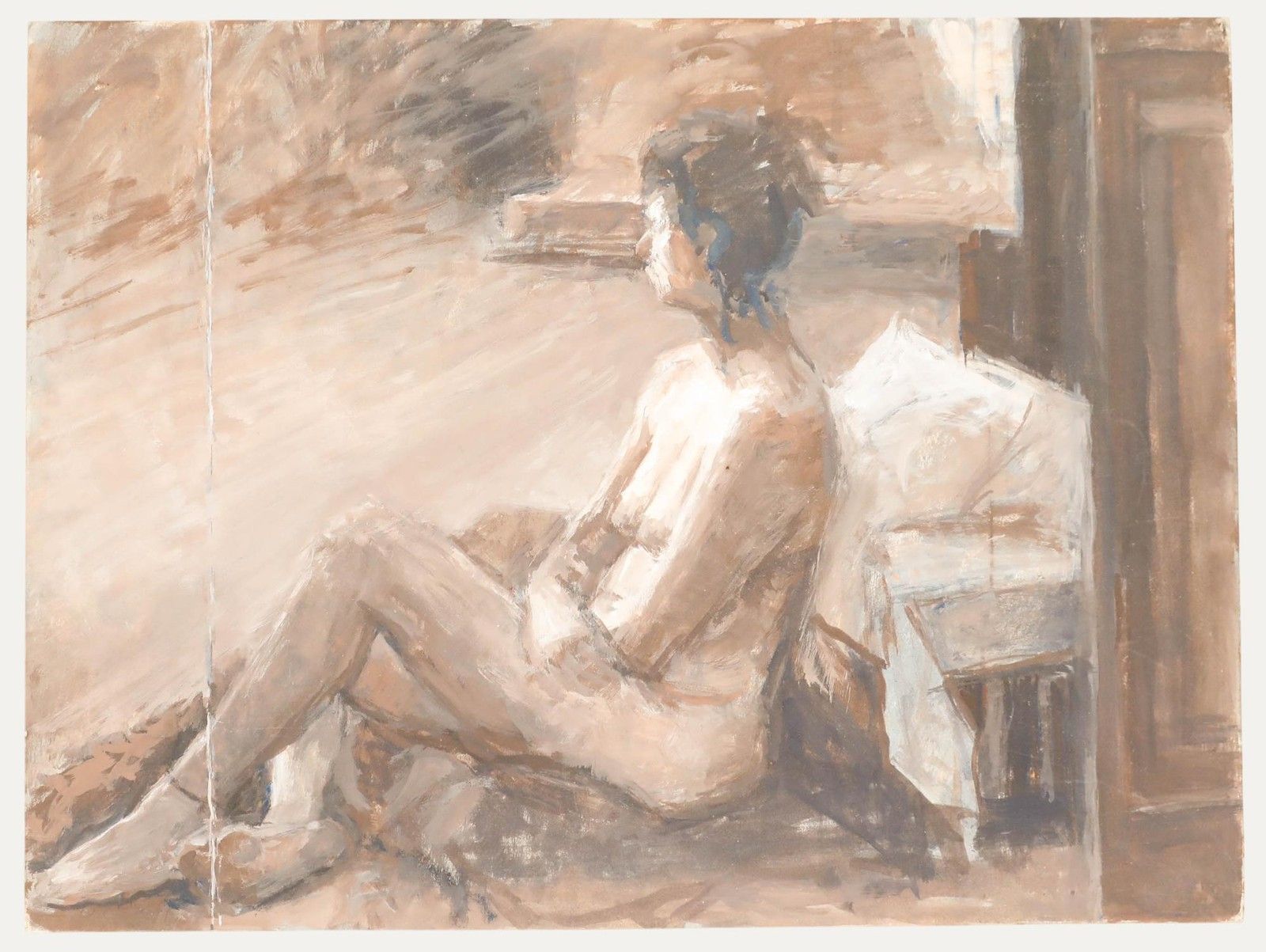 Pauline Plummer (B.1933) 20th Century Oil, A Moment Of Calm