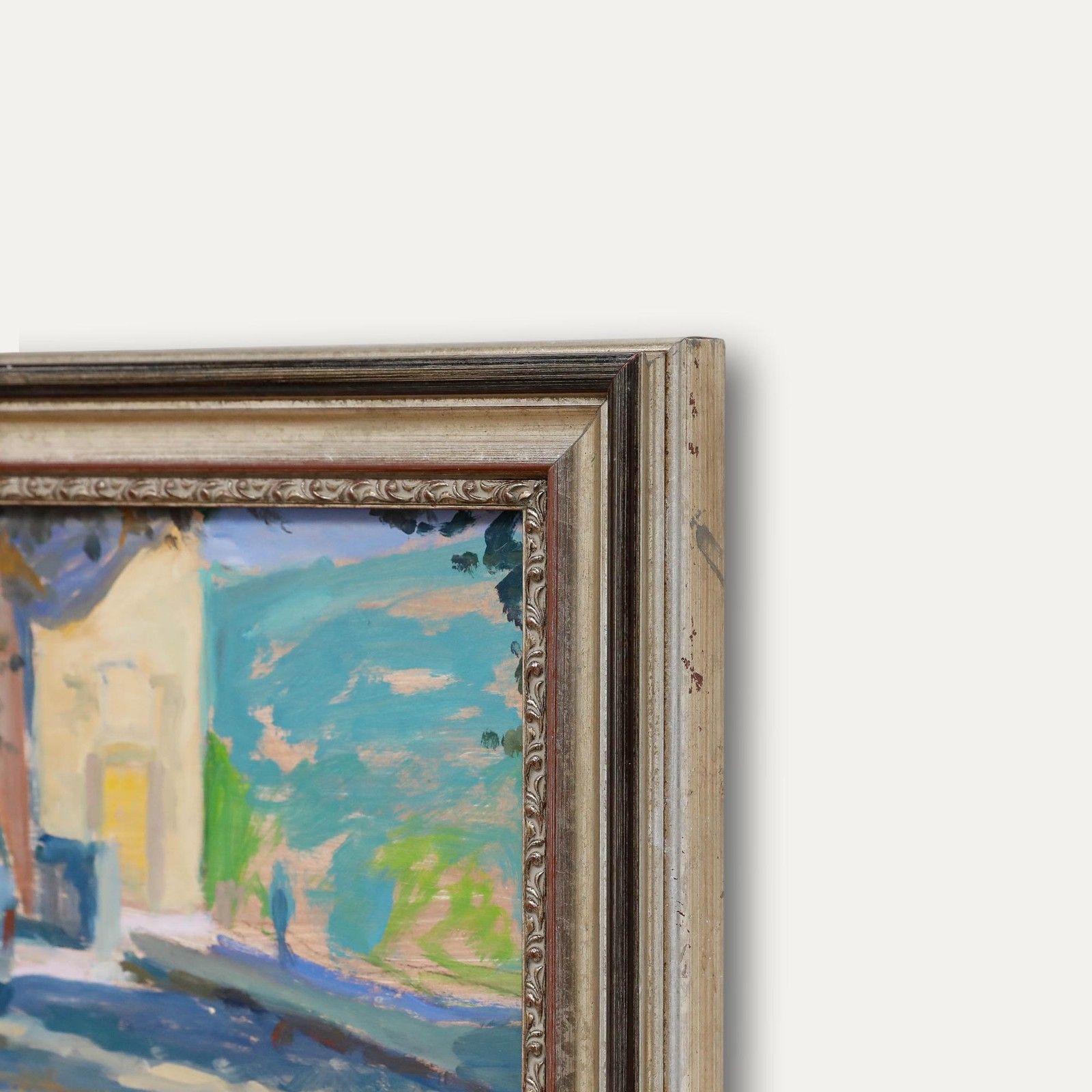 Pauline Plummer (B.1933) Framed 20th Century Oil, The Holiday Villa photo 250.0