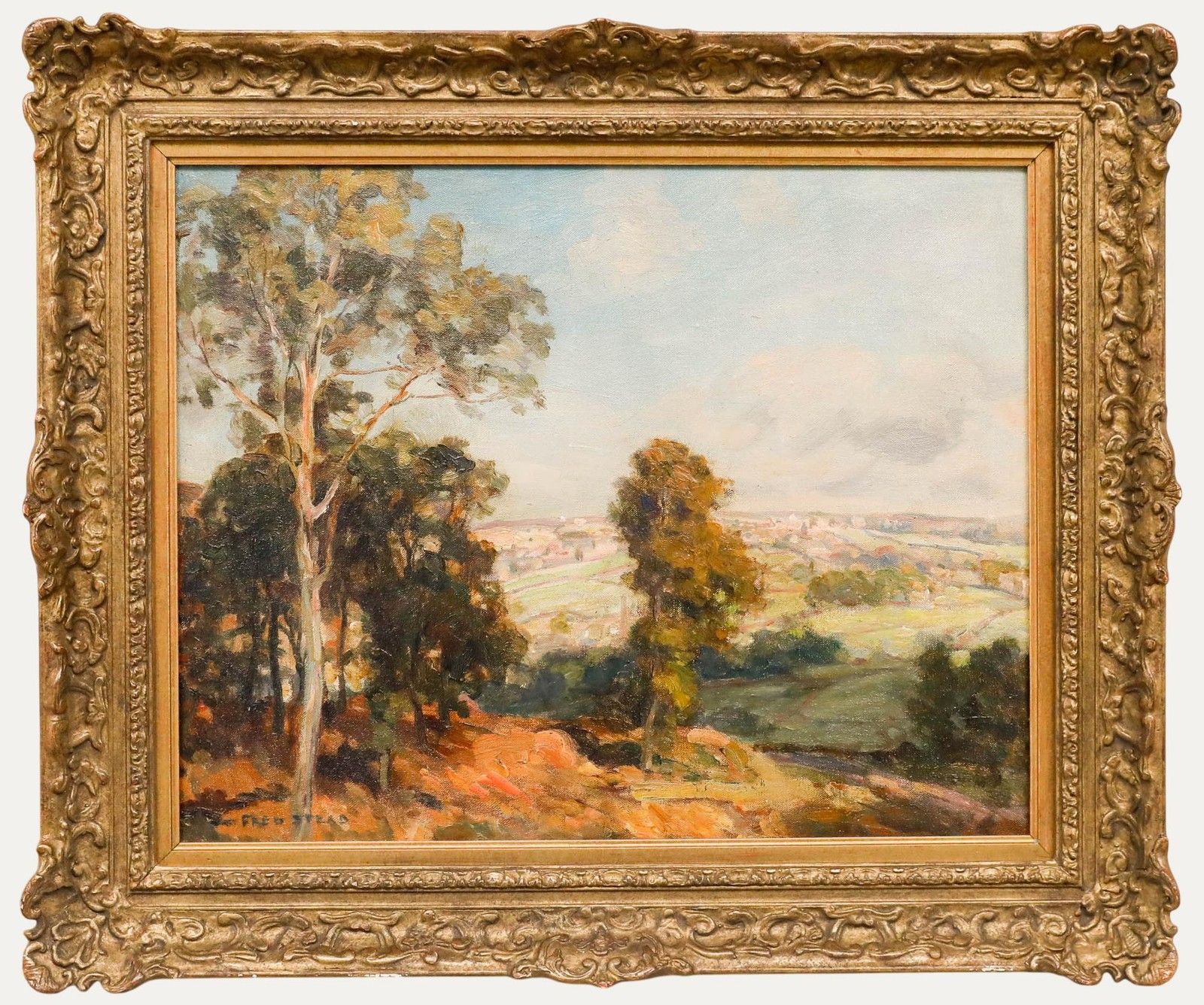 Frederick Stead (1863 1940) Early 20th Century Oil, Across The Autumn Dales