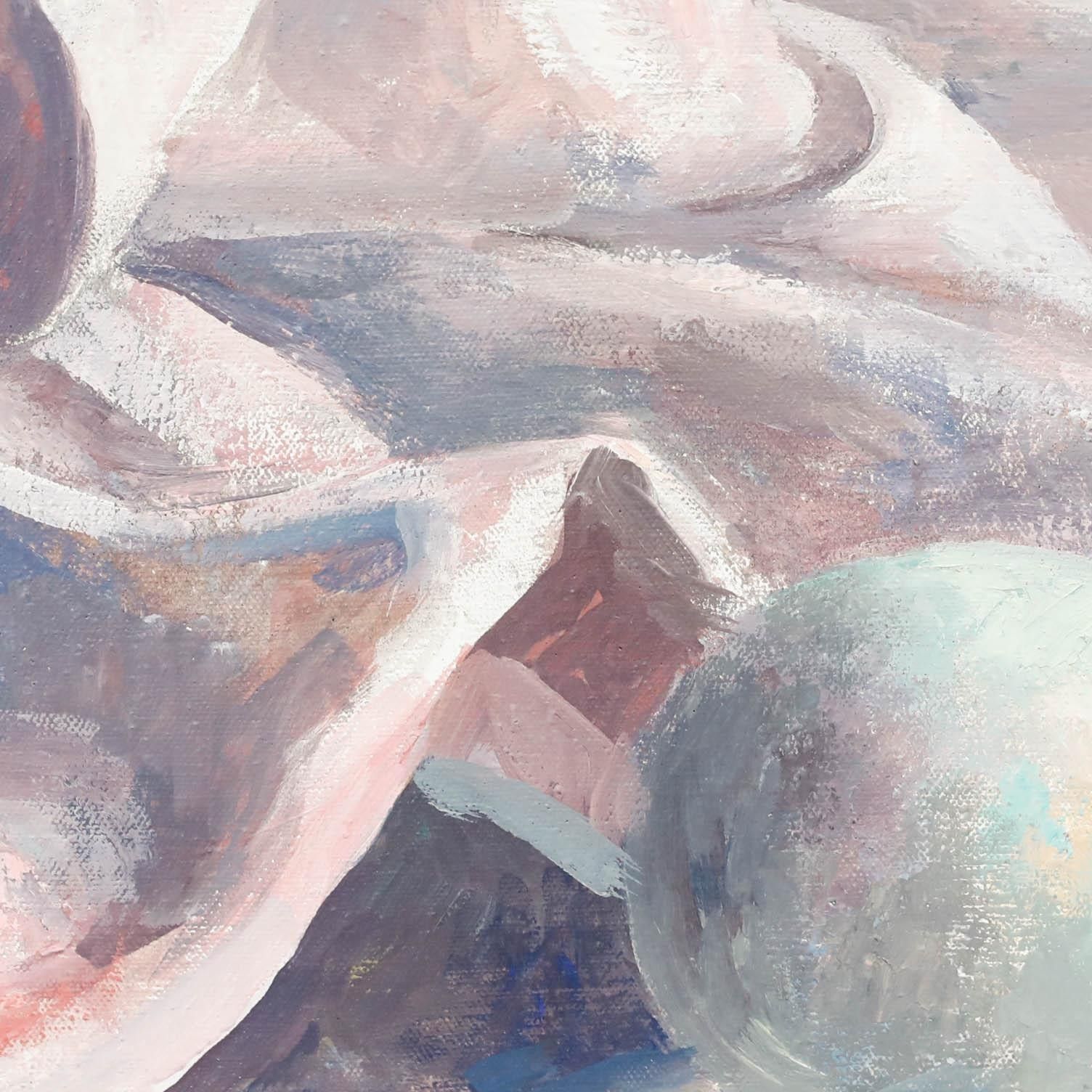 Bernadette Kelly (B.1933) 20th Century Oil, Ball & Sheet photo Art