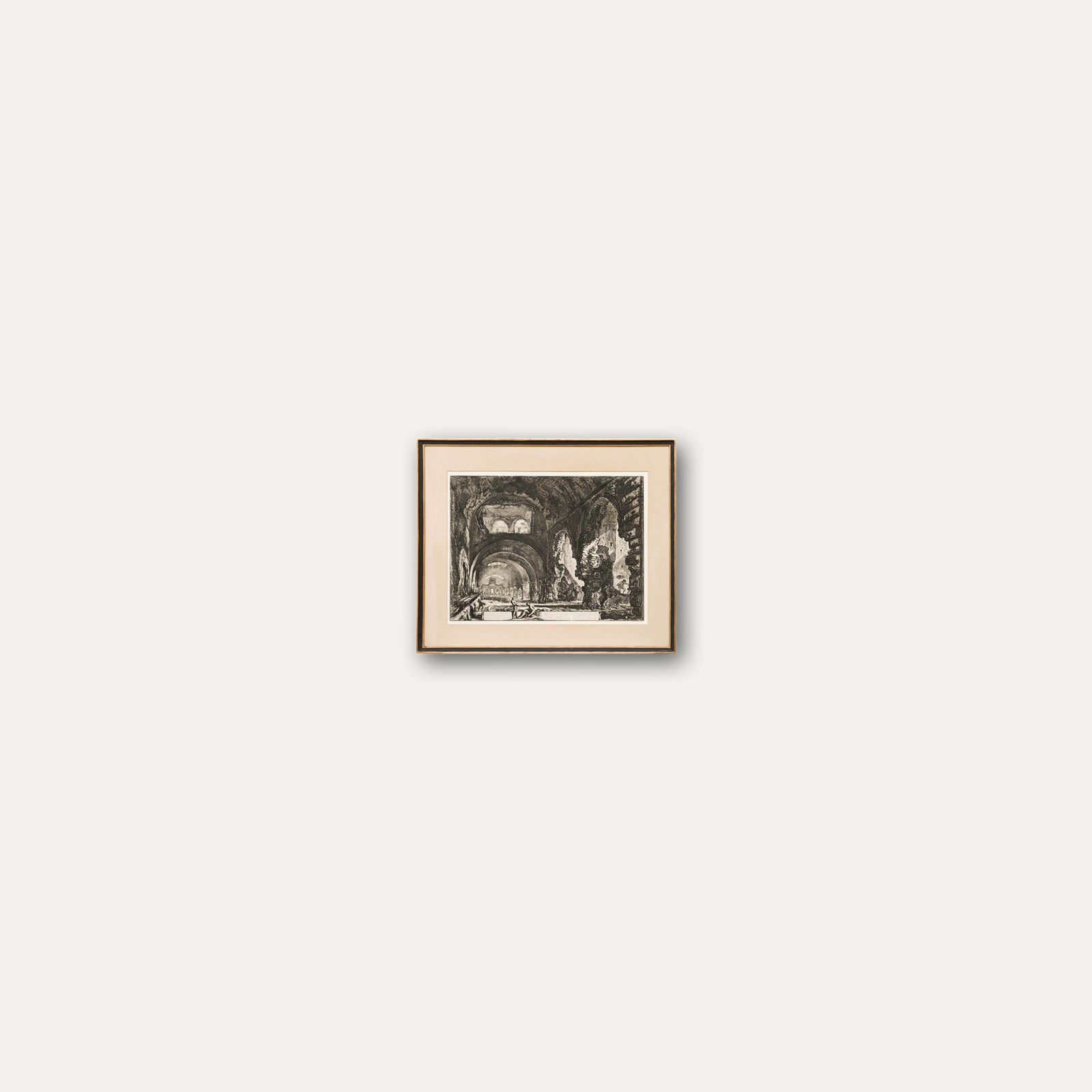 After Giovanni Battista Piranesi Early 20th Century Etching, Villa Of Maecenas photo vinterior