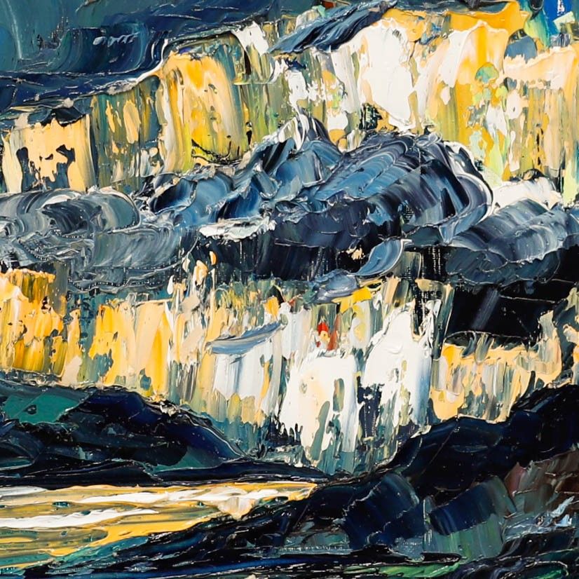 Daniel Nichols 20th Century Oil, Scottish Loch photo Art
