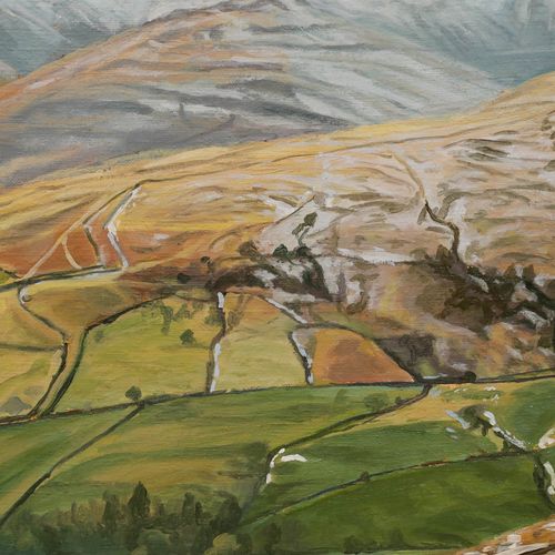 A. Mason  1996 Oil, View Of The Mountains photo 275.0